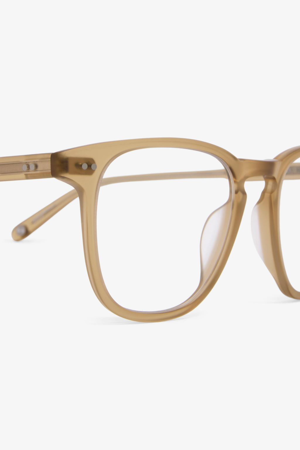 Garrett Leight Brooks Optical - Brooks 47 Matte Bottle Glass Brown