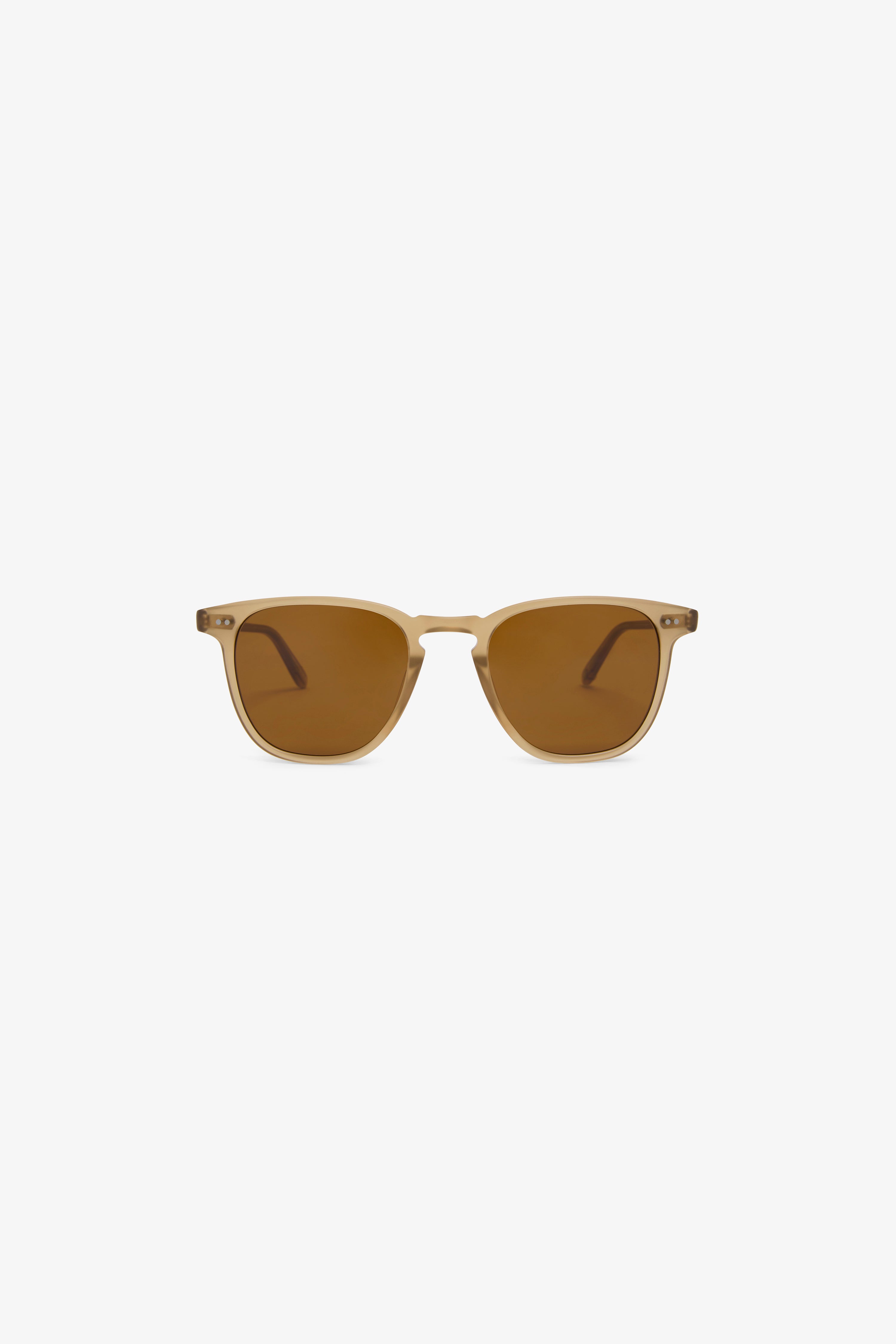 Garrett Leight Brooks Sun - Brooks 47 Matte Bottle Glass Brown