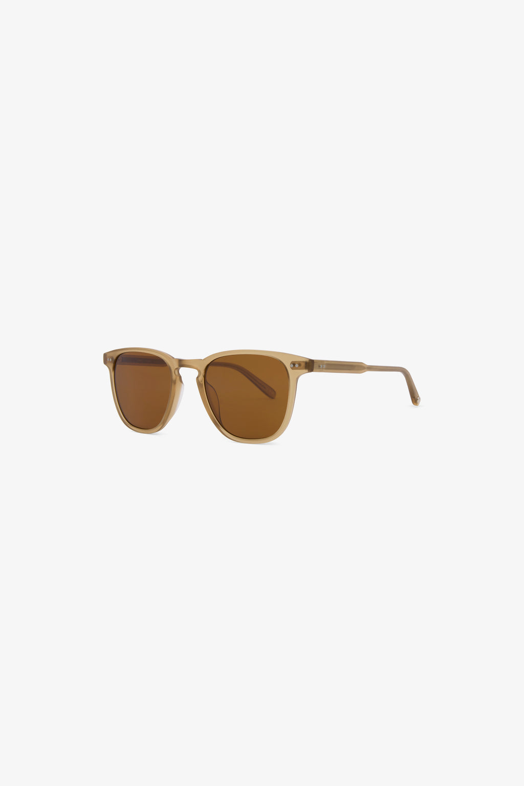 Garrett Leight Brooks Sun - Brooks 47 Matte Bottle Glass Brown/Pure Coffee