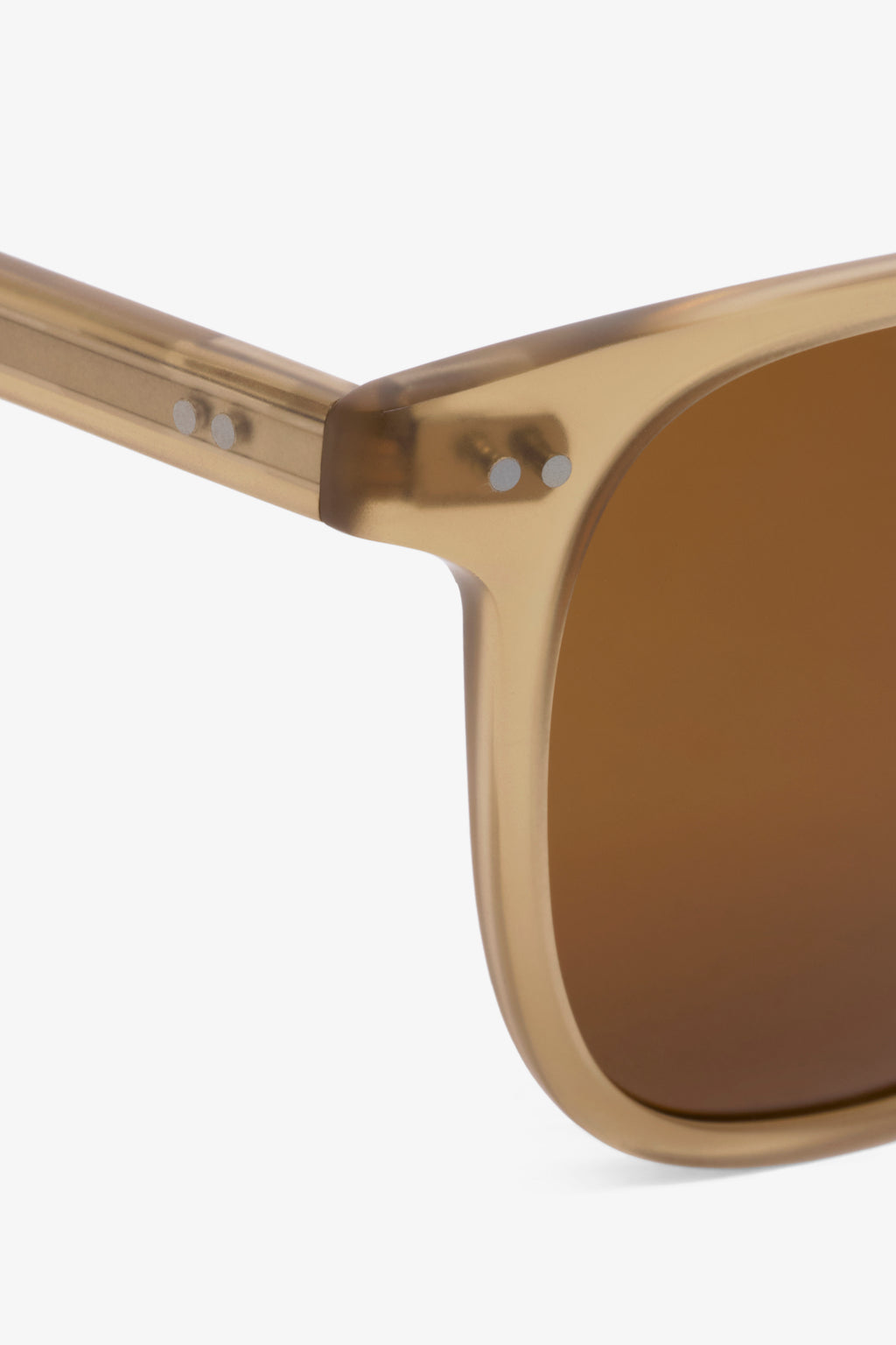 Garrett Leight Brooks Sun - Brooks 47 Matte Bottle Glass Brown/Pure Coffee