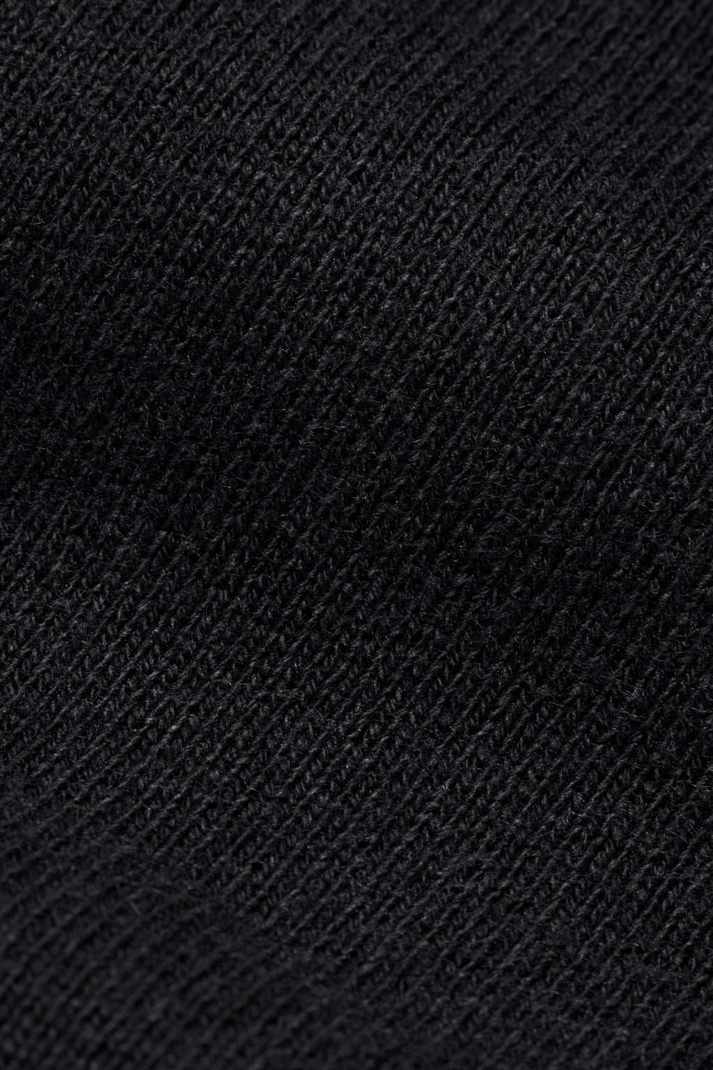 Heavyweight Waffle Lined Hoodie - Black