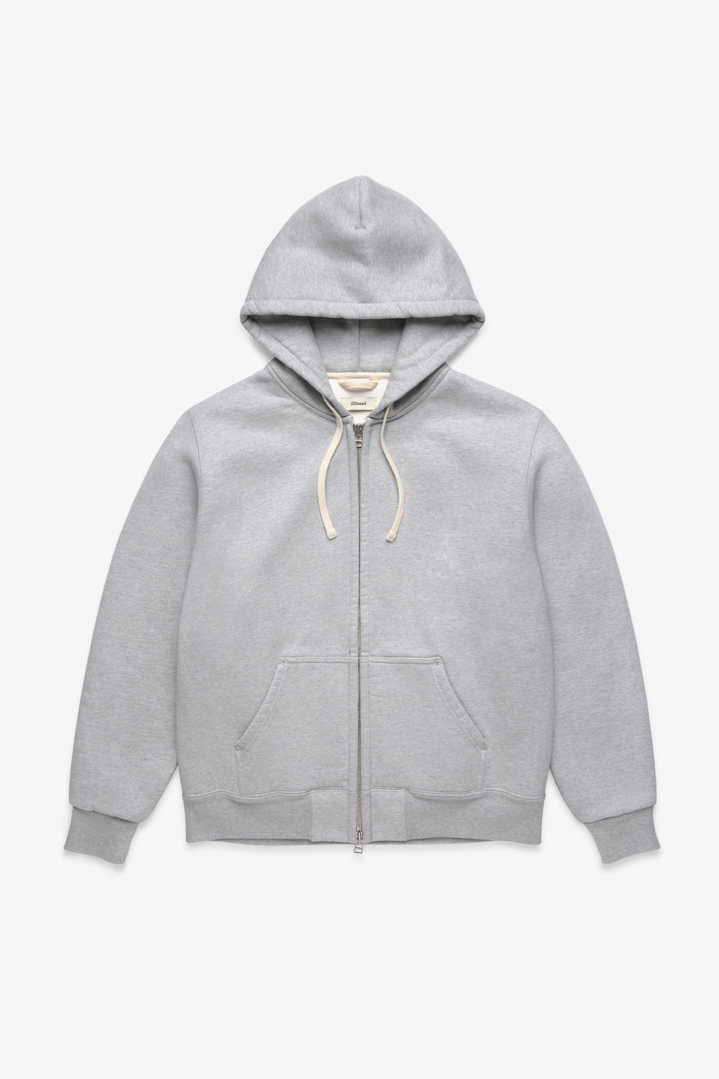 Heavyweight Waffle Lined Hoodie - Grey Mix