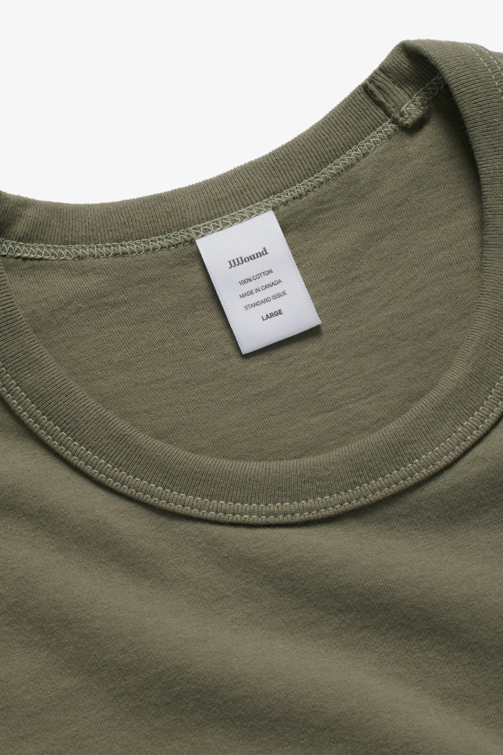 70s Ringer T-Shirt - Light Olive