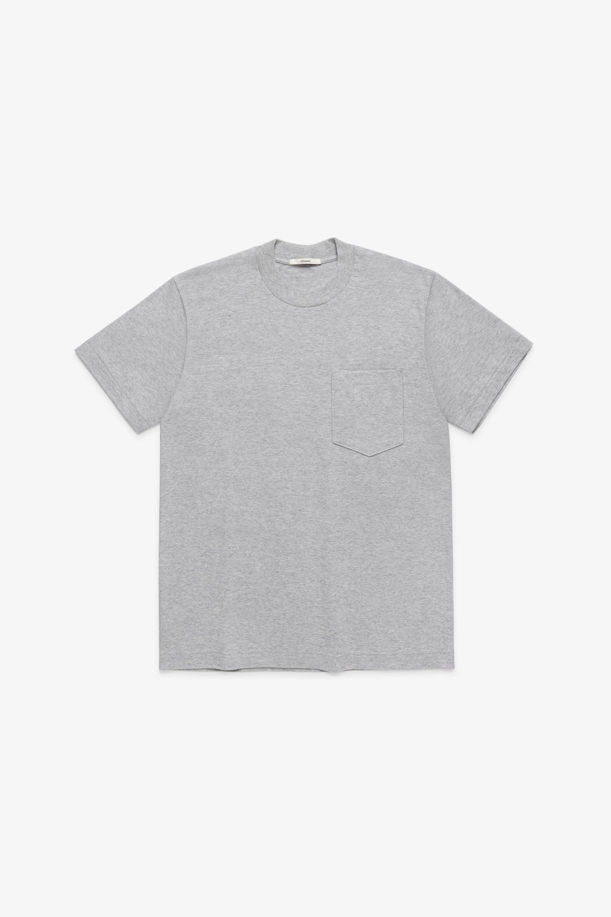 90s Pocket T-Shirt - Light Grey Mix