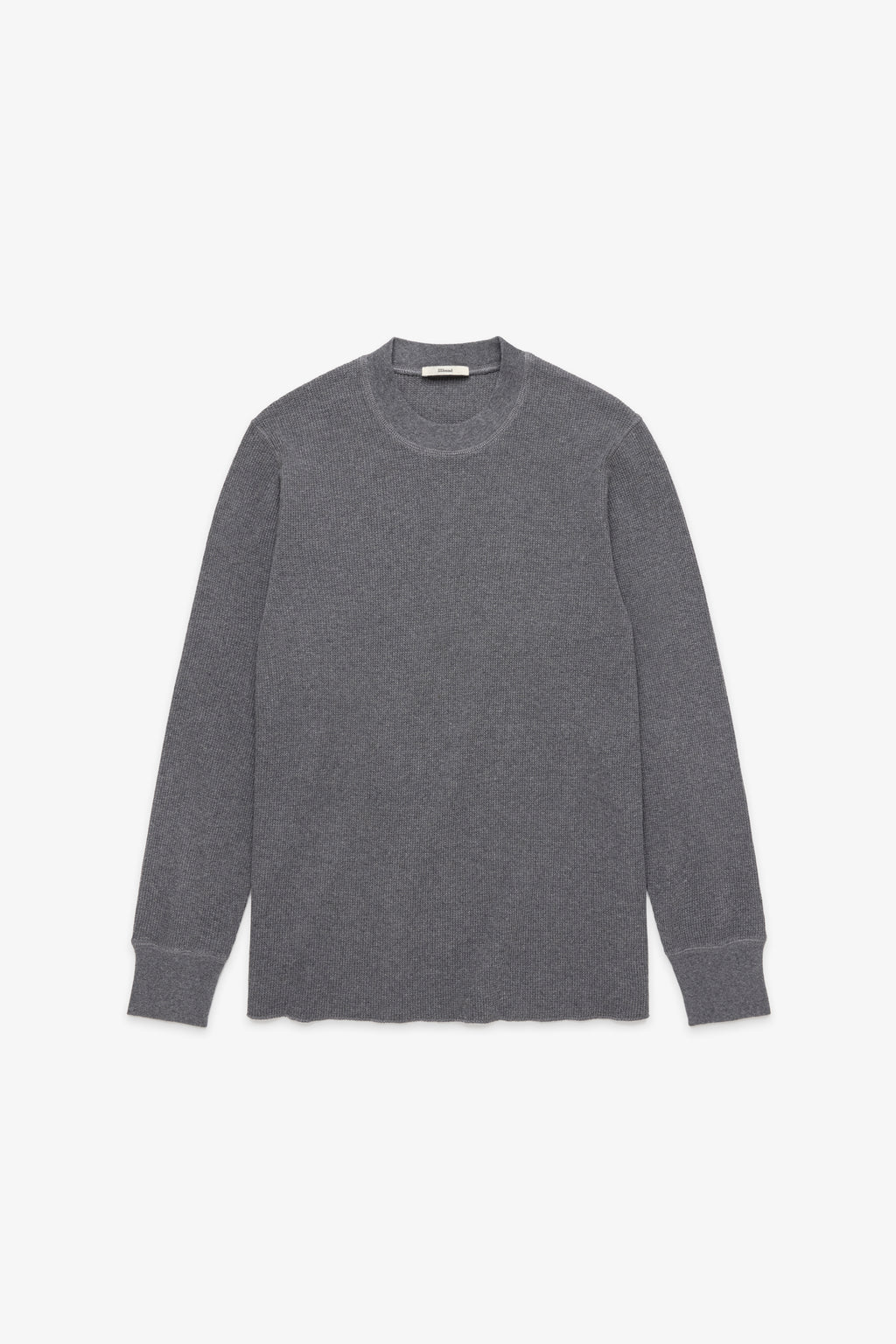 90s Waffle Longsleeve - Charcoal Mix