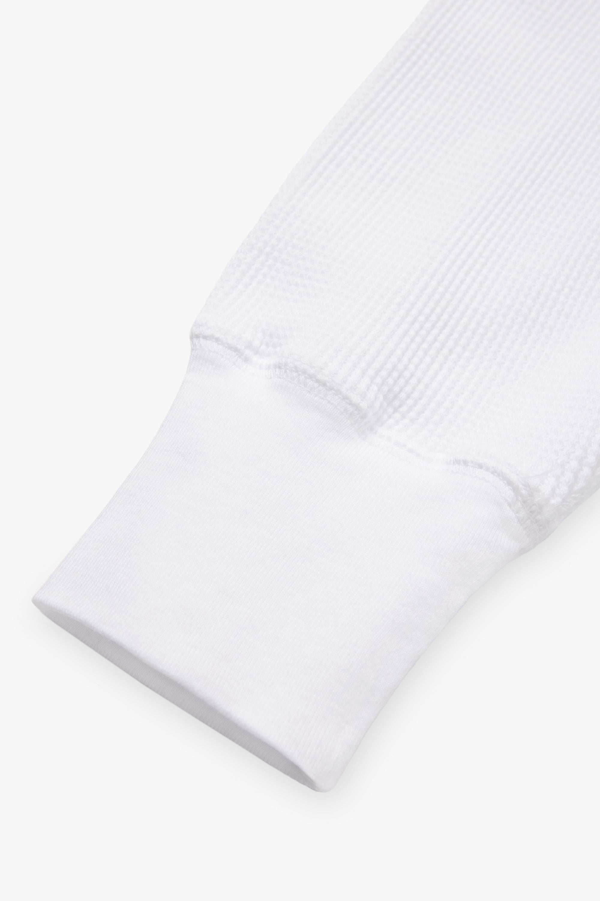 90s Waffle Longsleeve - White