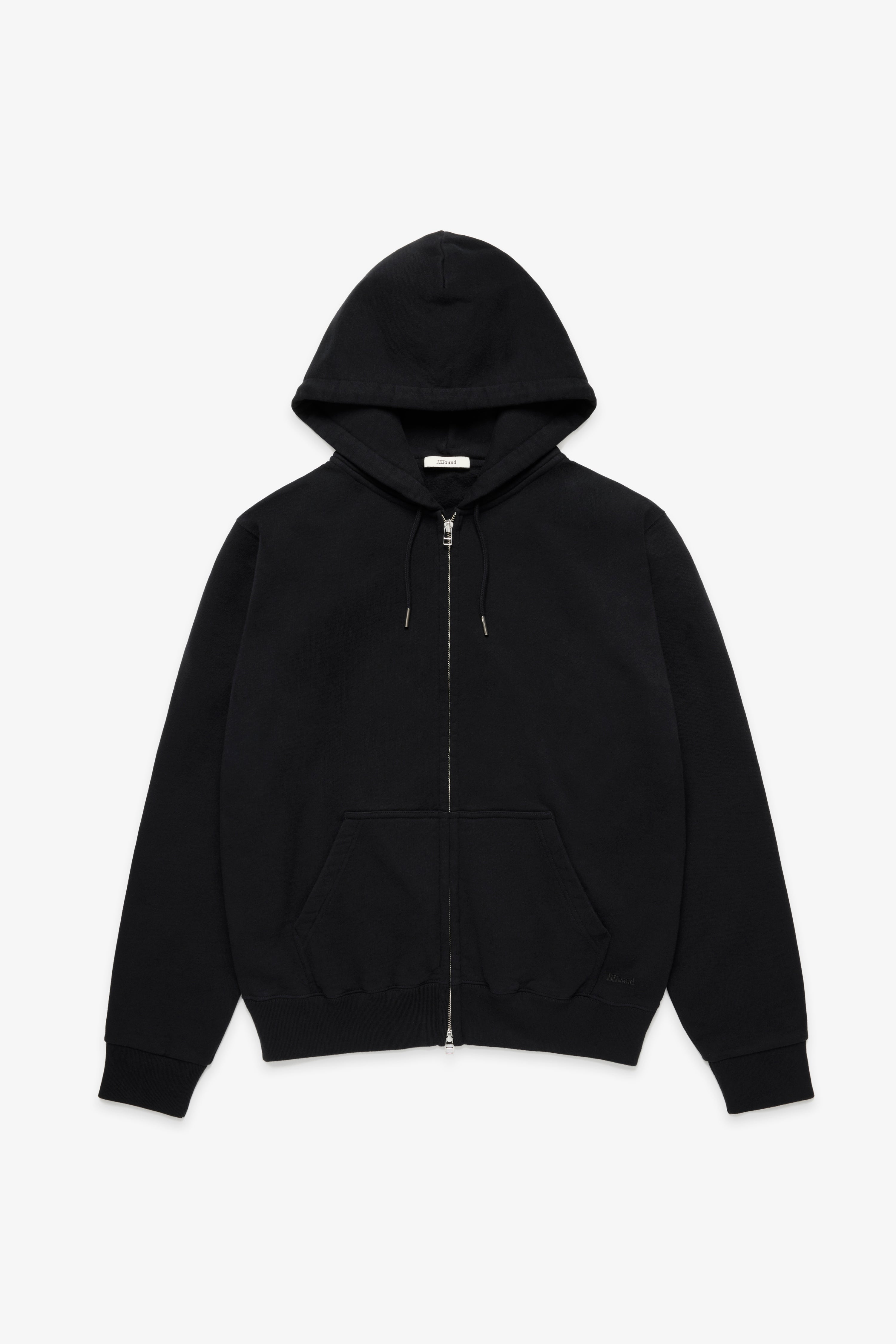 JJJJound sweat ブラック M 90s Hooded Zip Sweatshirt - Black – JJJJound