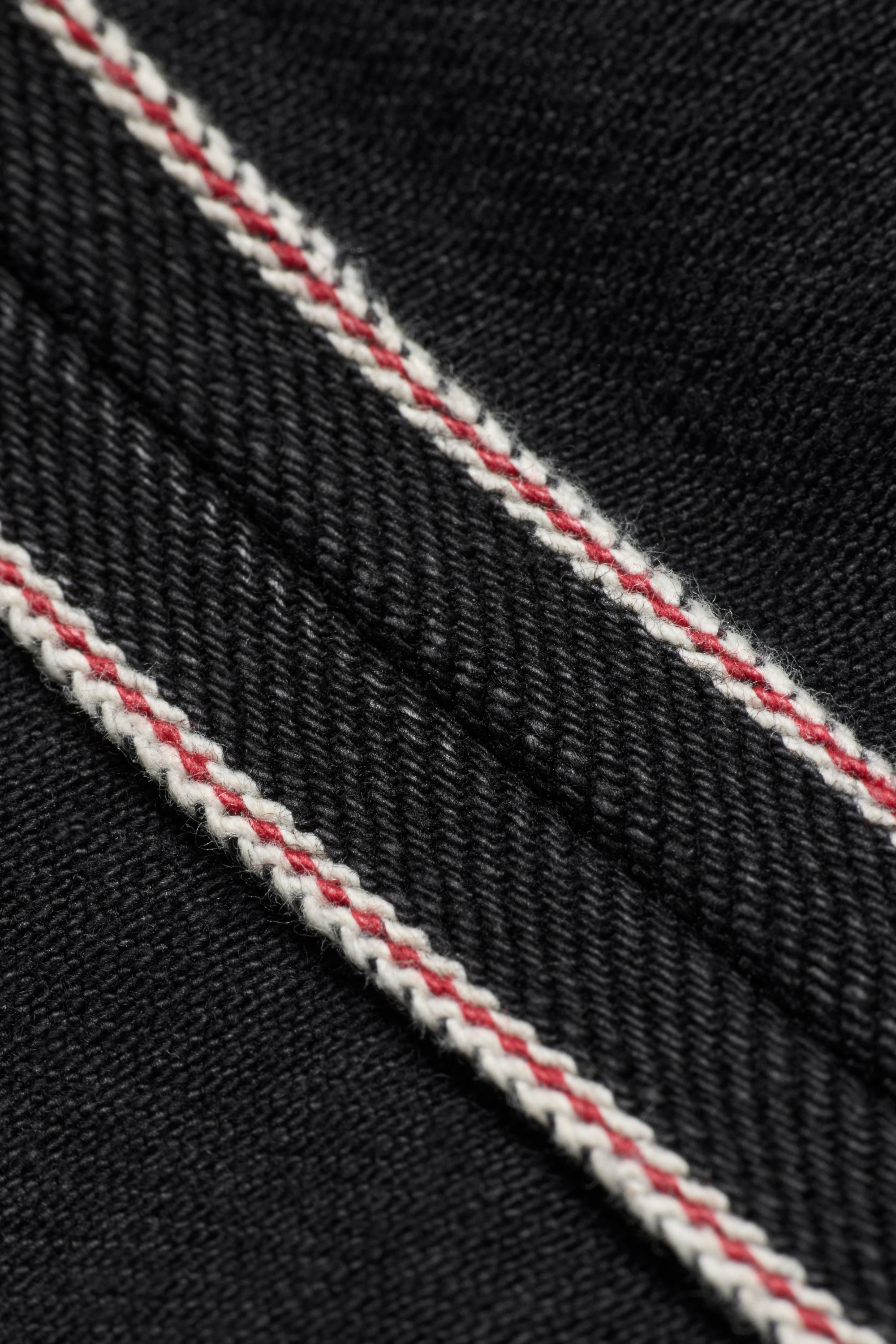 Slim Selvedge Denim Jeans - Black
