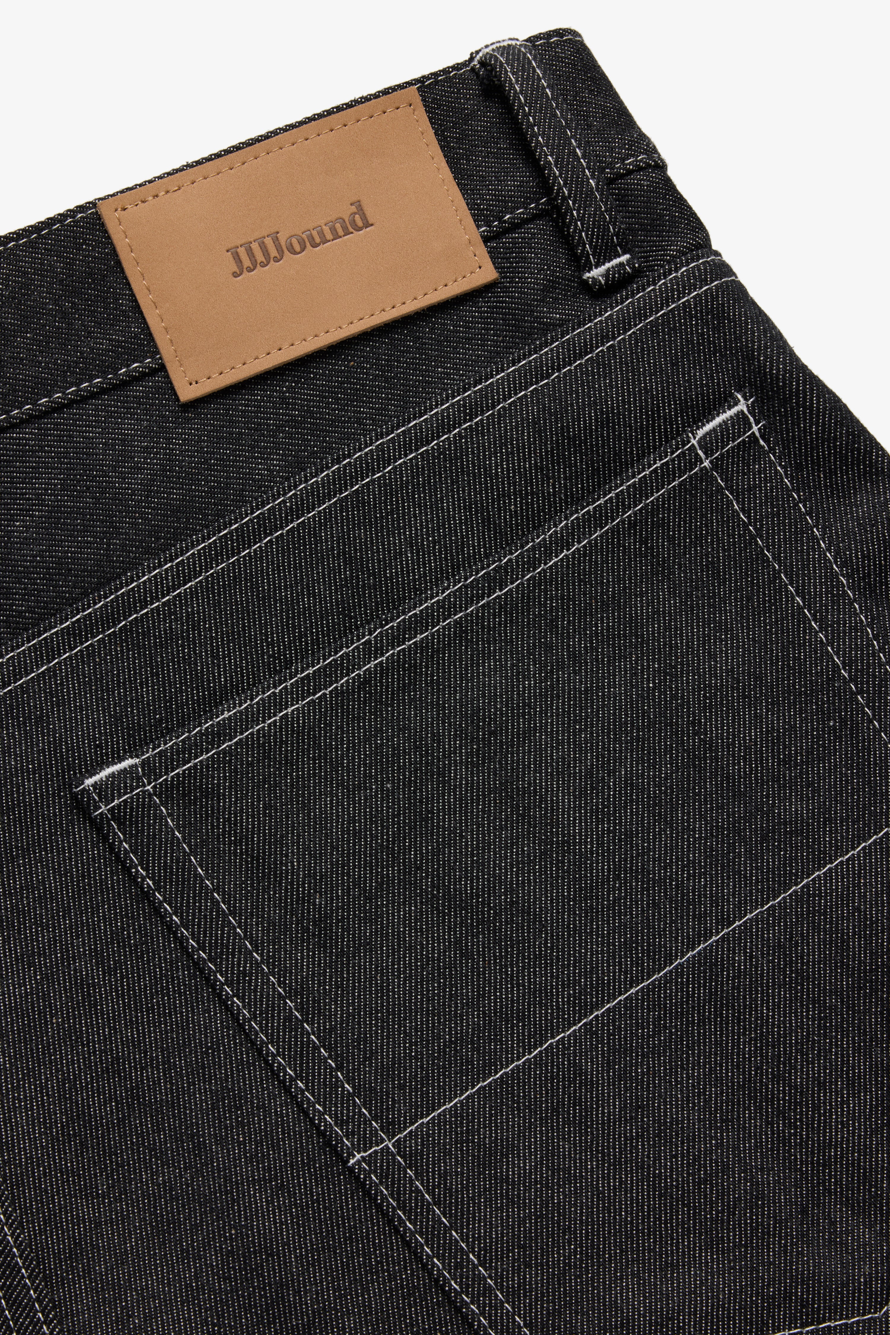 Big Denim Shorts - Black/White – JJJJound
