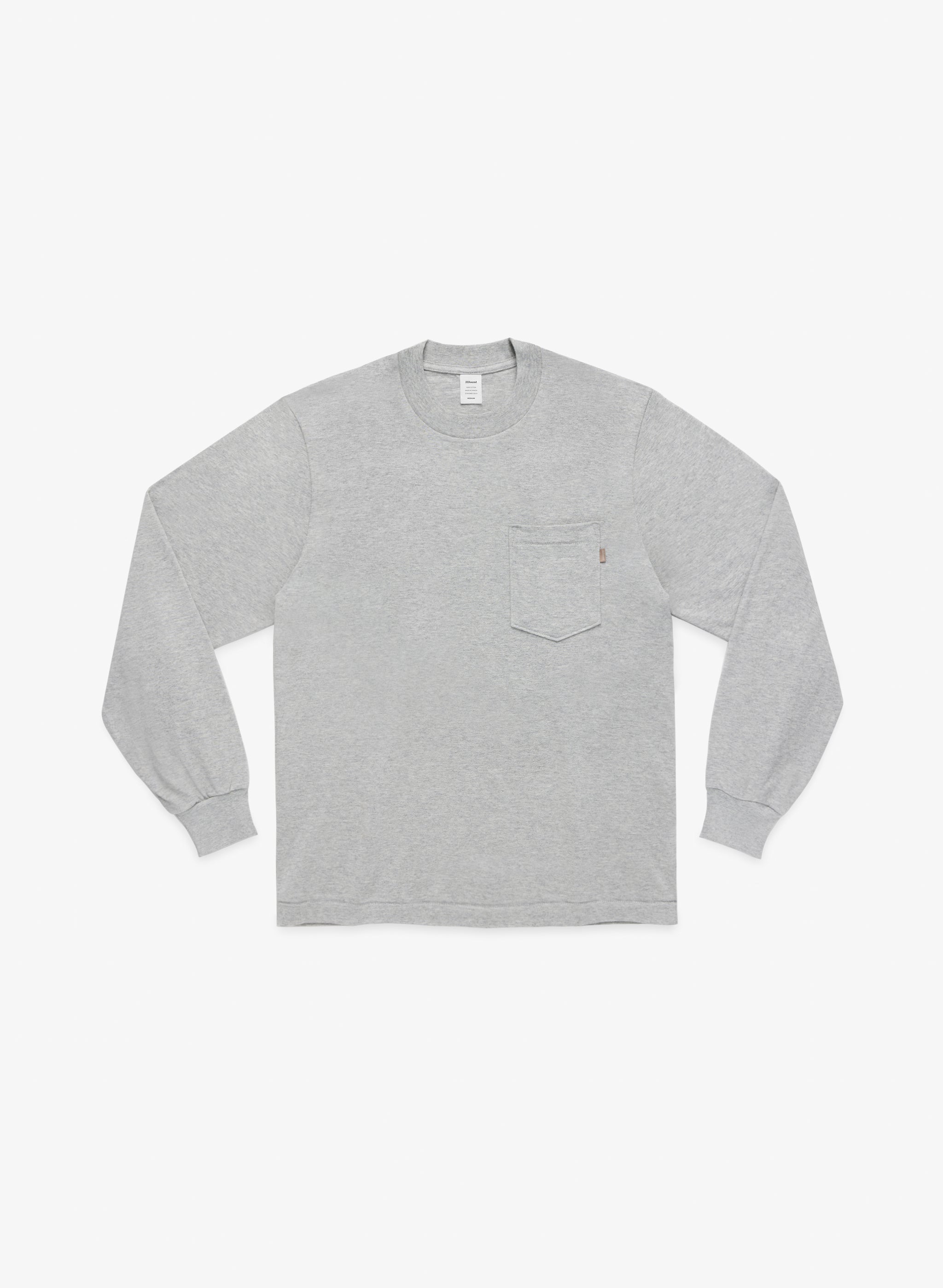 J90 Longsleeve Pocket - Light Grey Mix