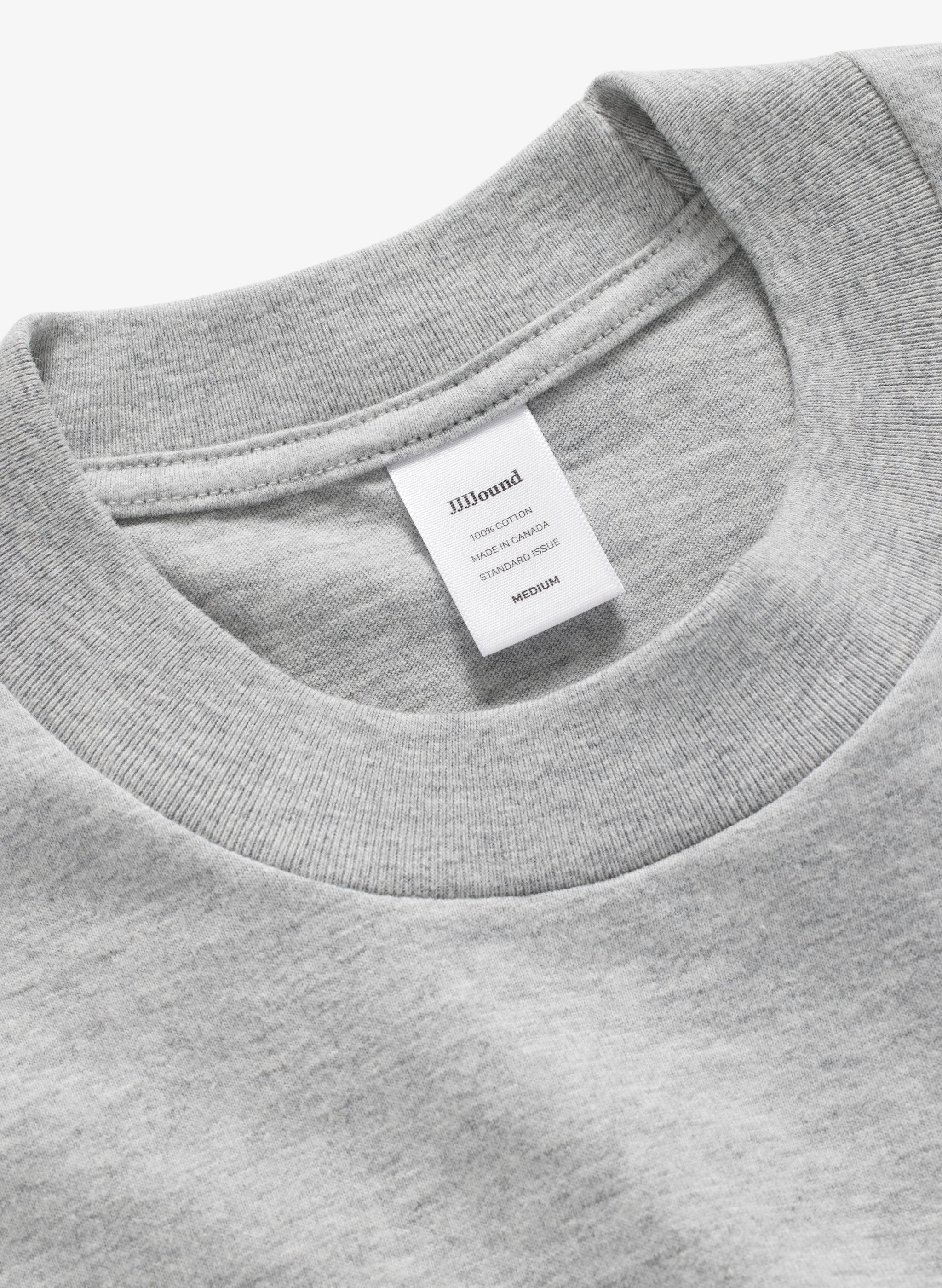 J90 Longsleeve Pocket - Light Grey Mix