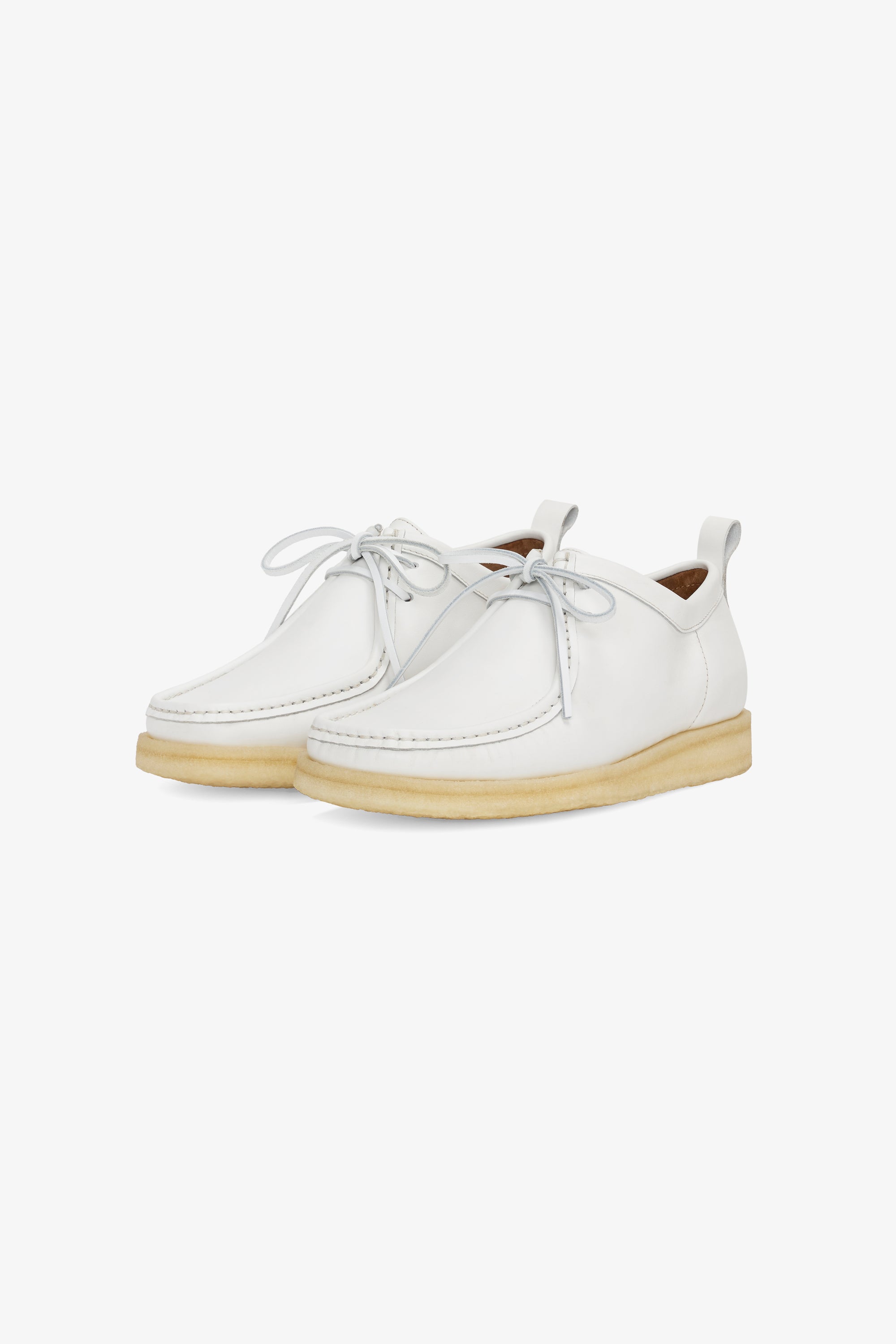 Padmore & Barnes P204 - White Leather