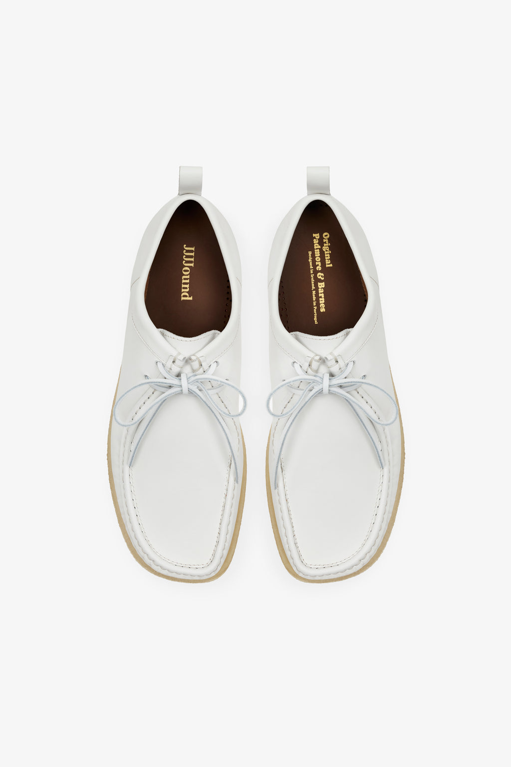 Padmore & Barnes P204 - White Leather