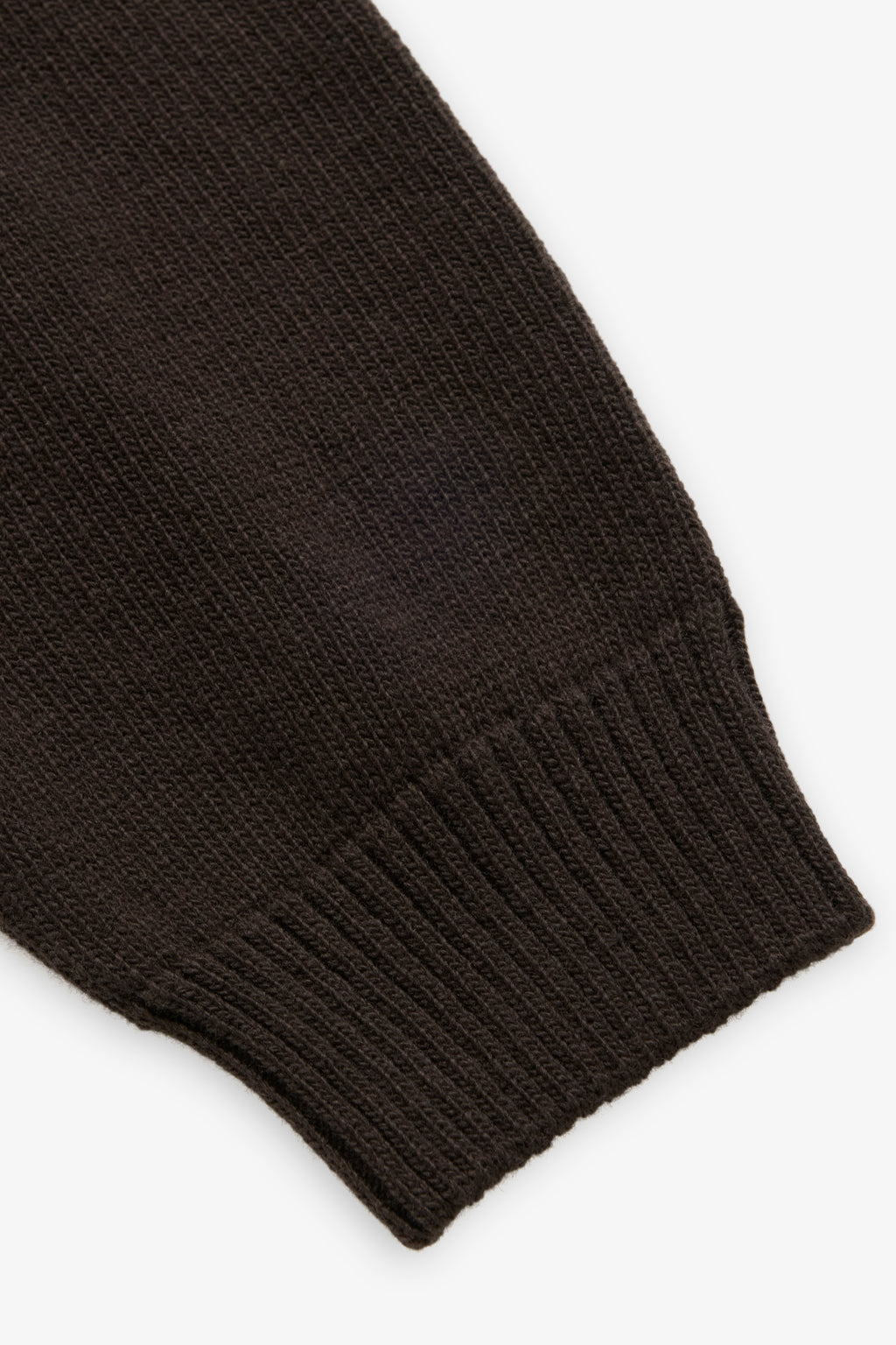 Knit Wool Crewneck - Brown