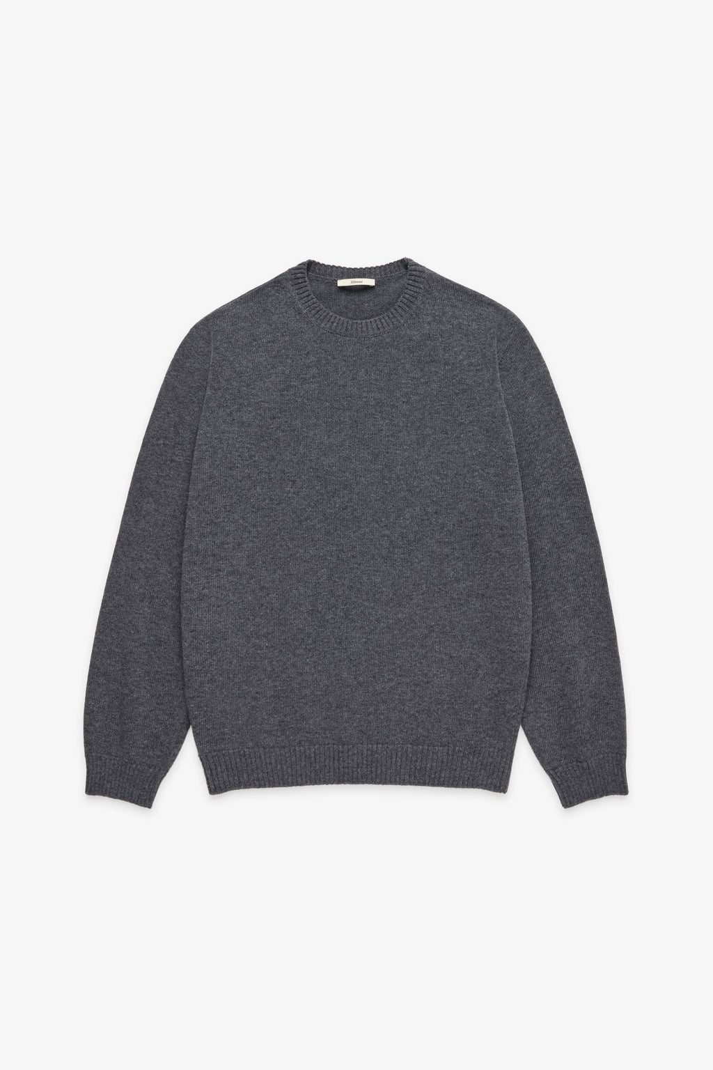 Knit Wool Crewneck - Charcoal Mix
