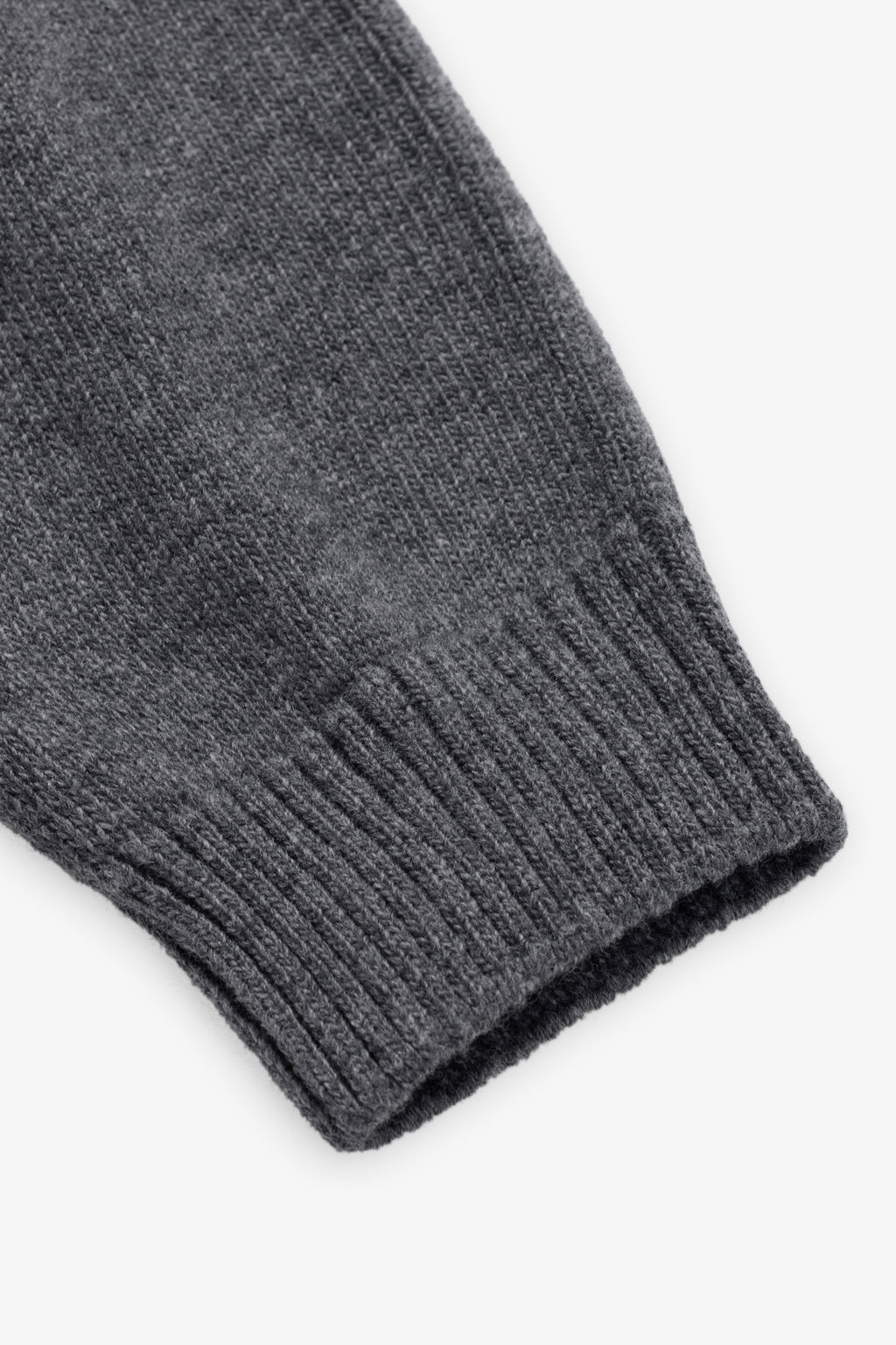 Knit Wool Crewneck - Charcoal Mix