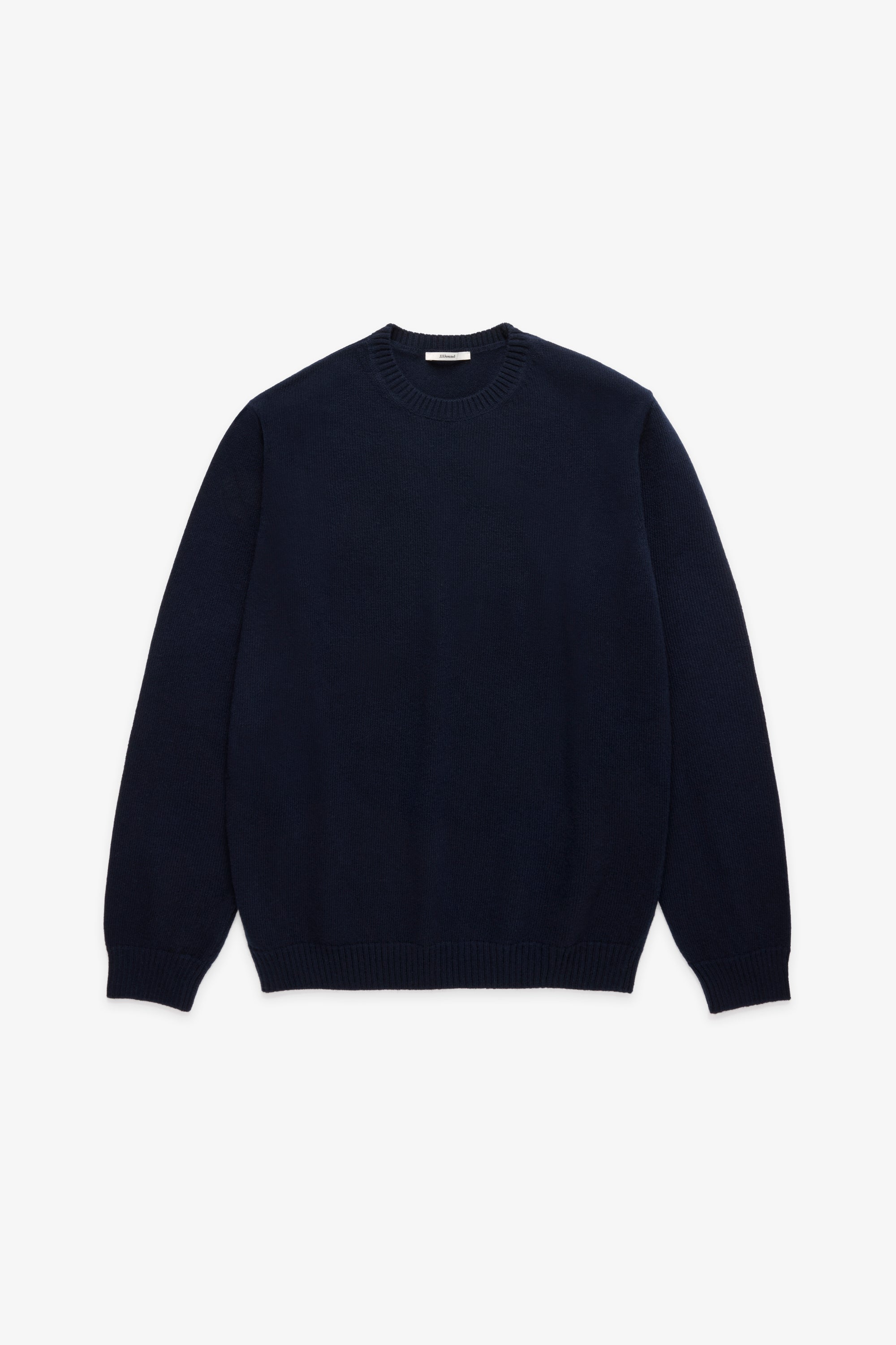 Knit Wool Crewneck - Navy