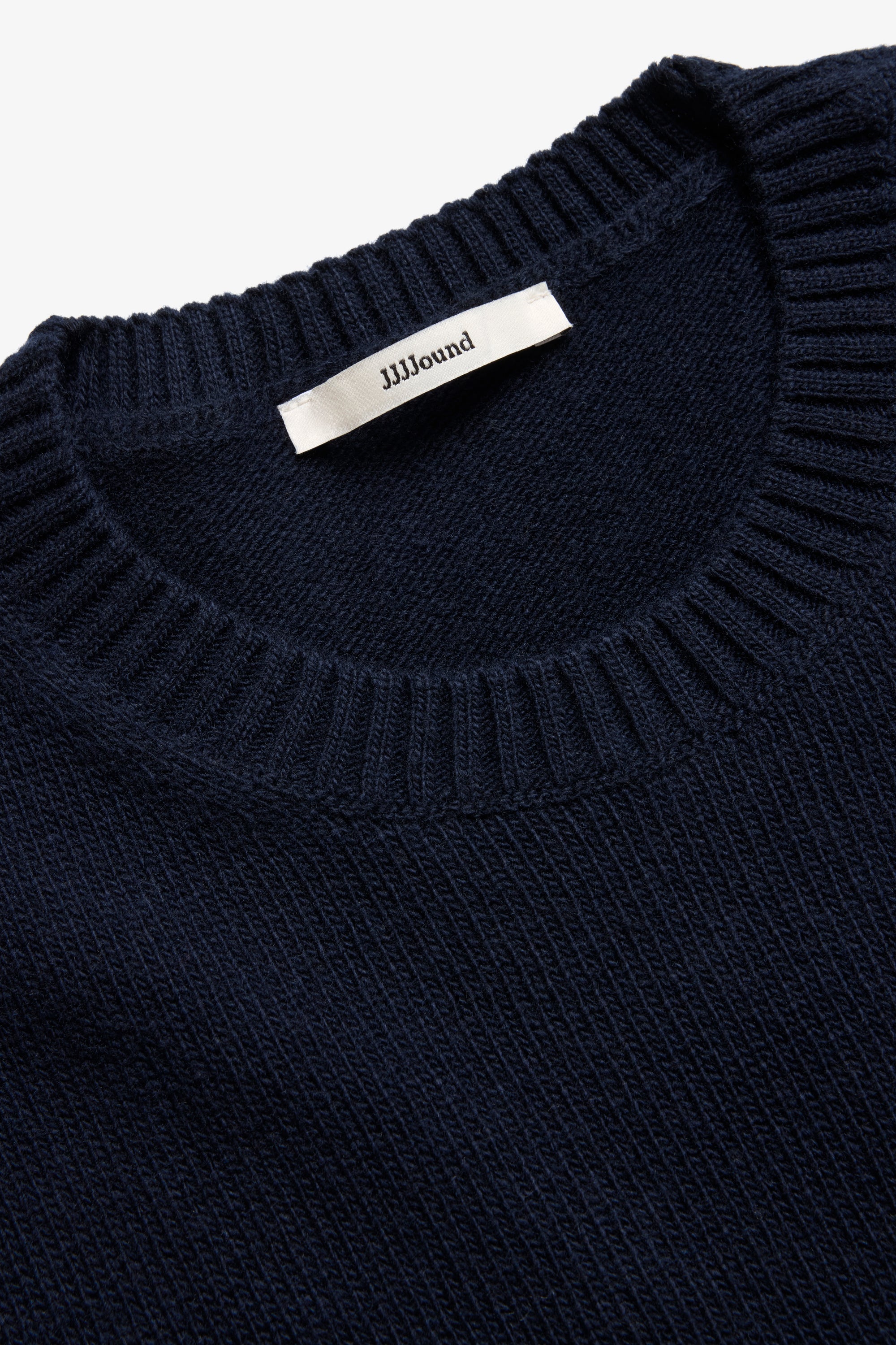 Knit Wool Crewneck - Navy