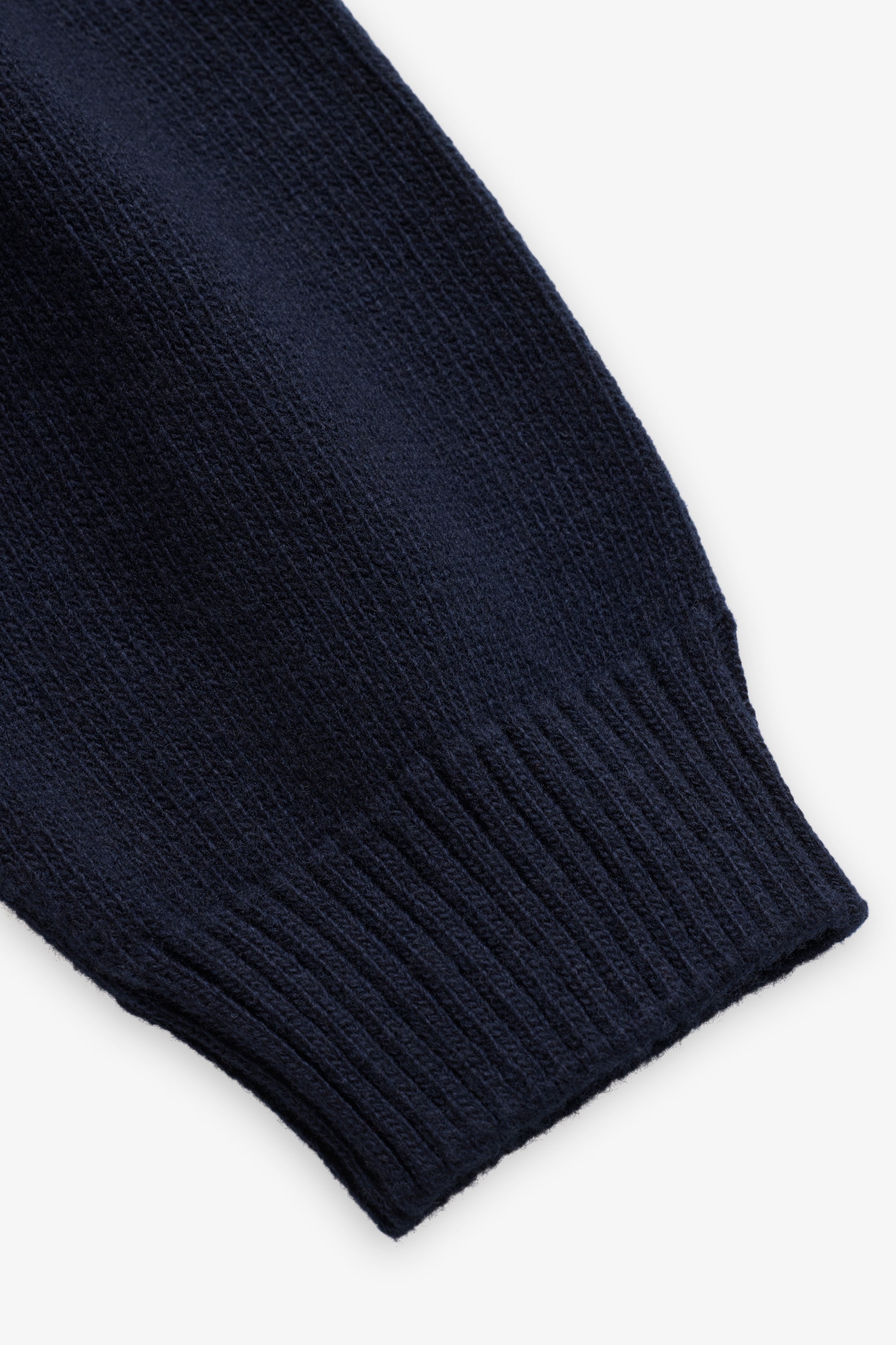 Knit Wool Crewneck - Navy