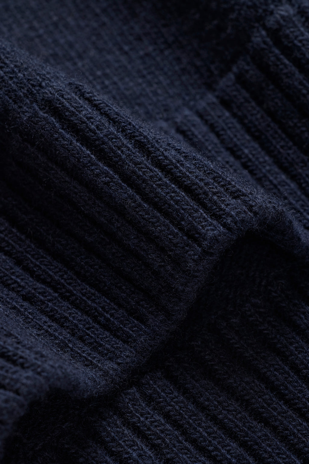 Knit Wool Crewneck - Navy