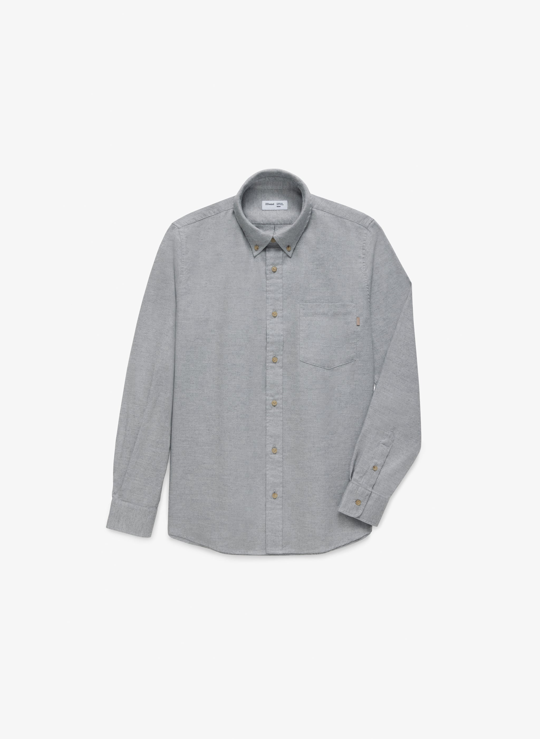 Lightweight Flannel Shirt - Light Grey