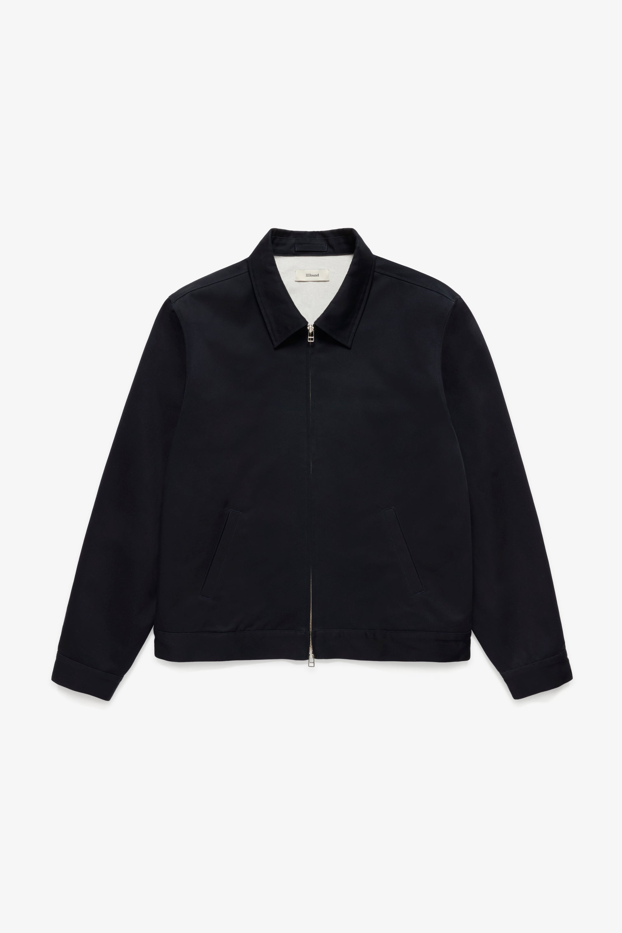 Lined Trucker Jacket - Navy