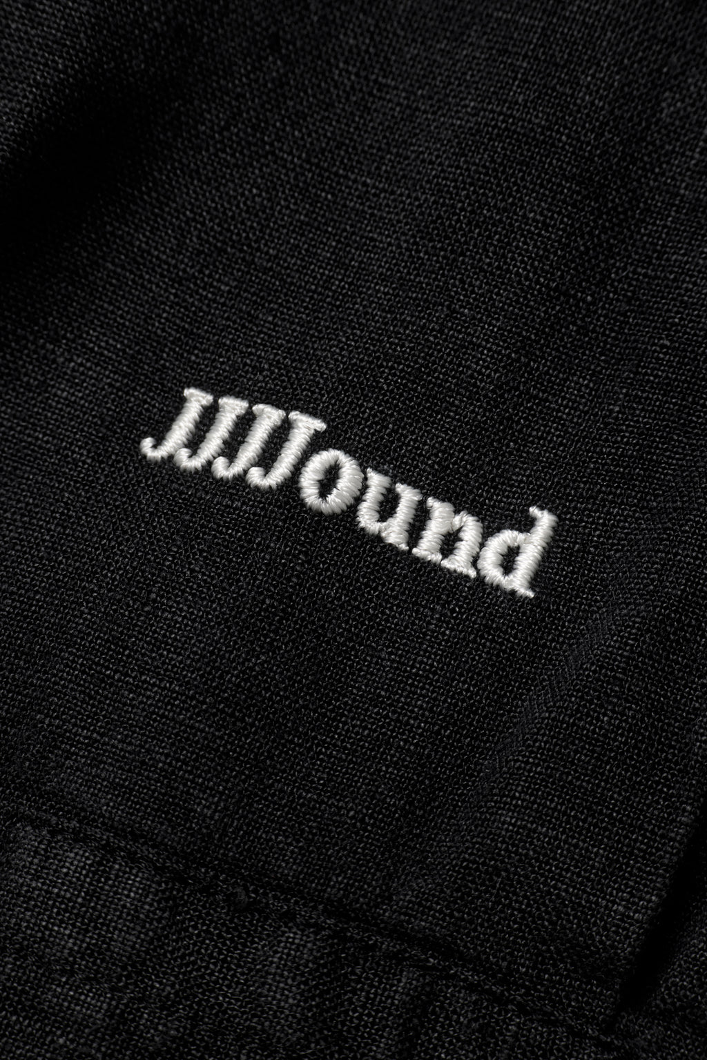 Logo Linen Shirt - Black