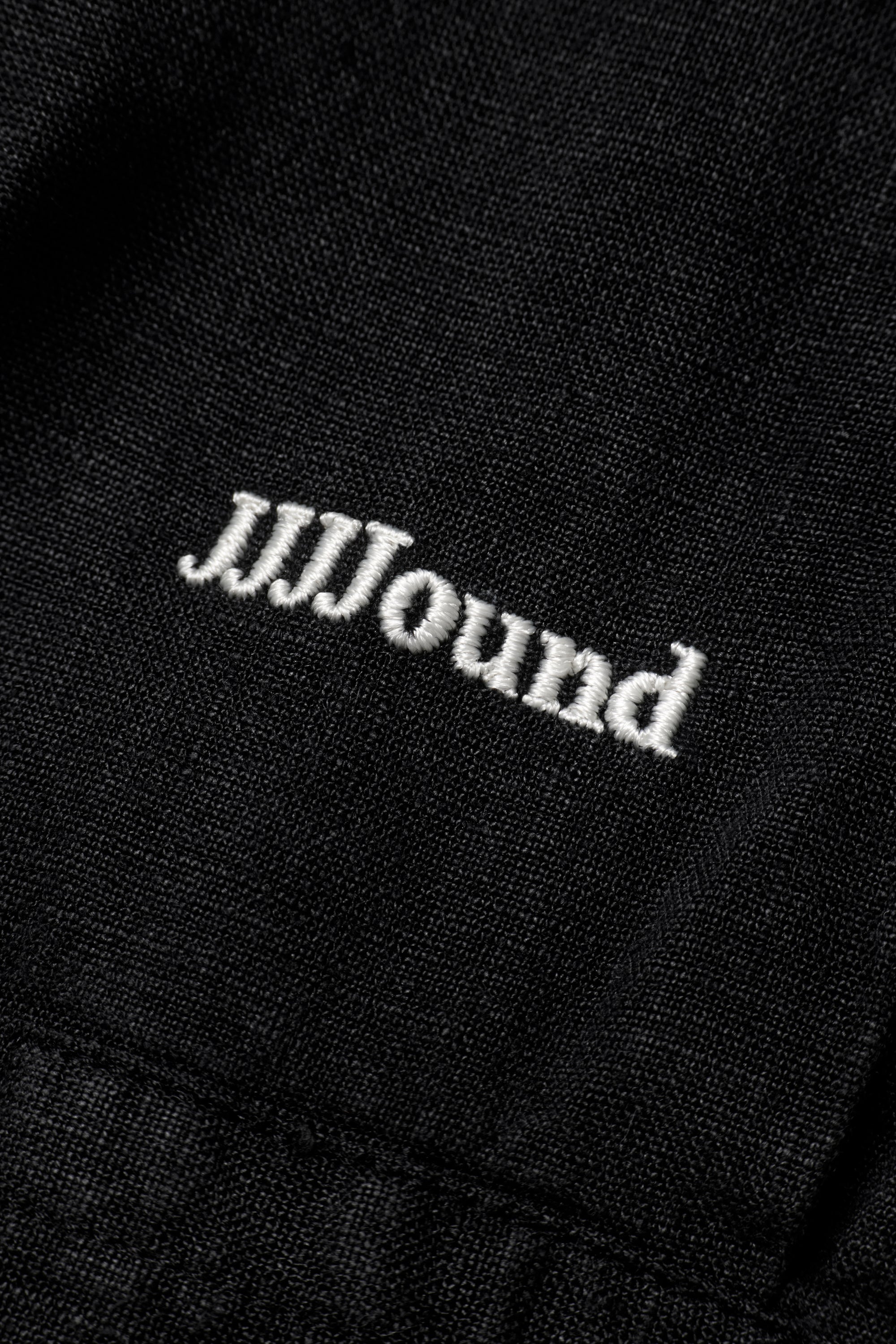 Logo Linen Shirt - Black