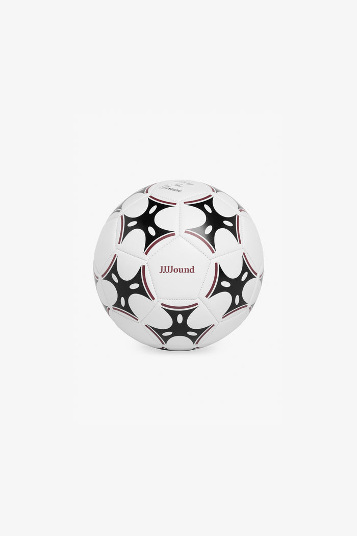 Living The Dream Soccer Ball - White/Burgundy