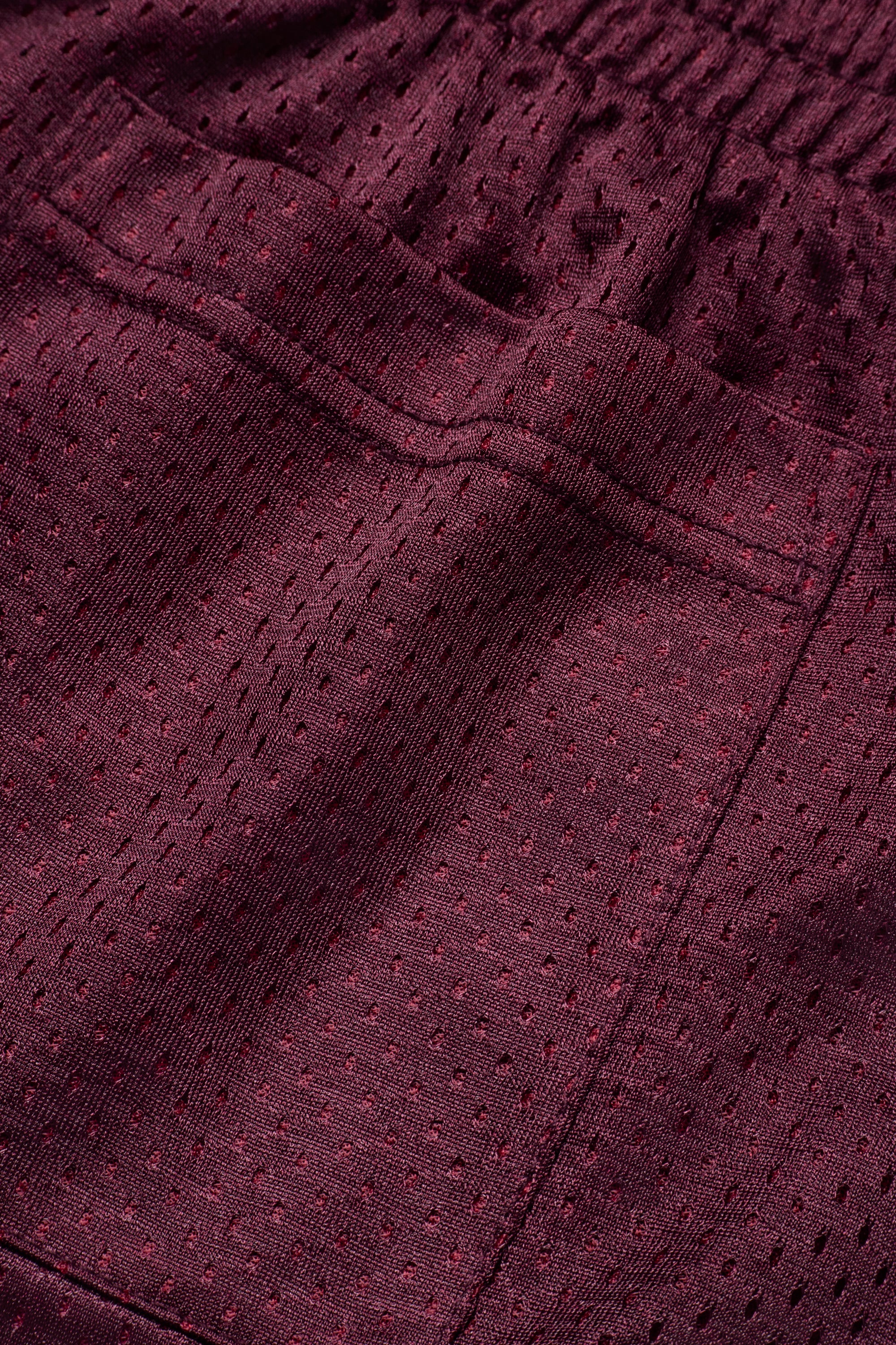 Mesh Short - Burgundy