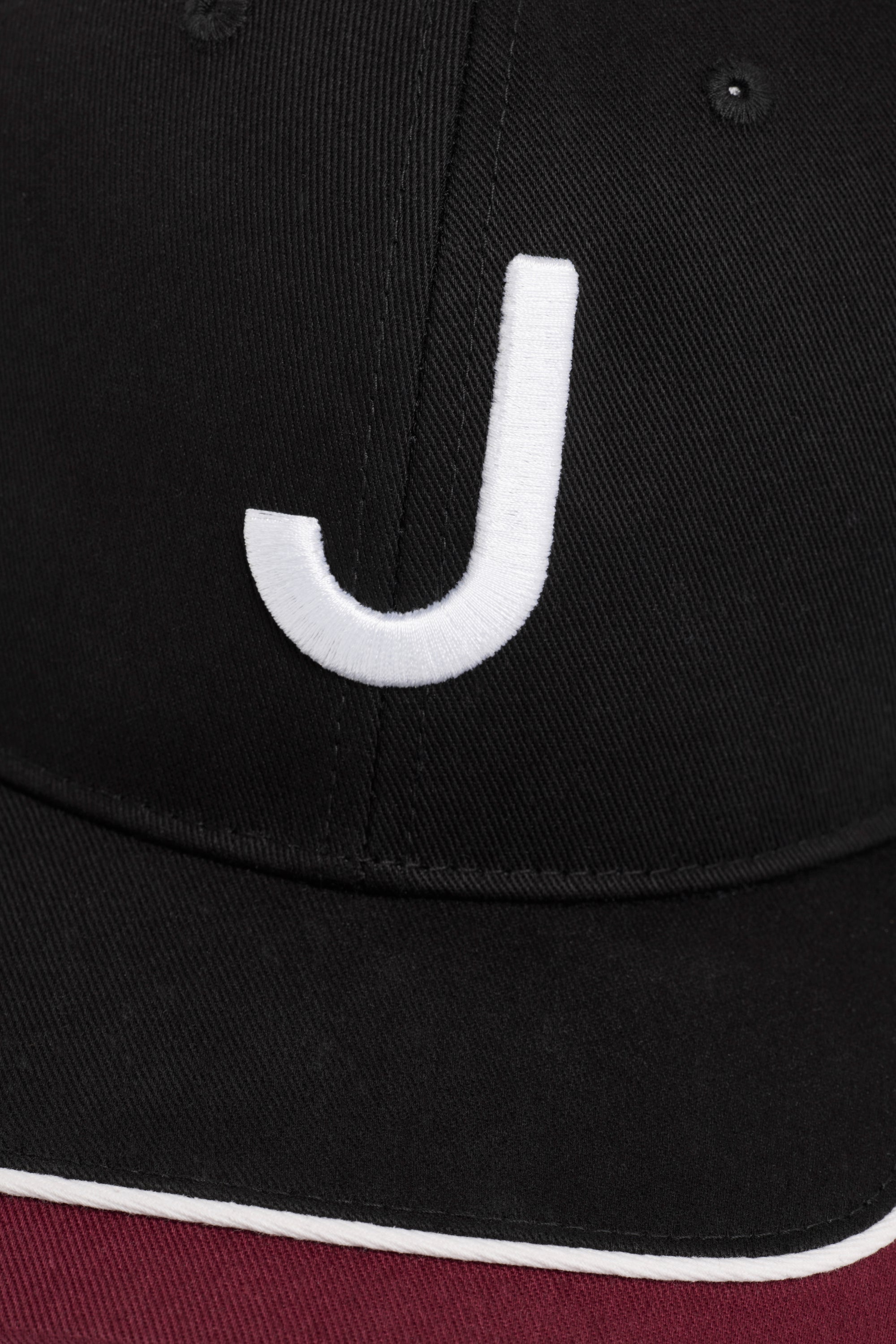Tourist Cap - Black/Burgundy