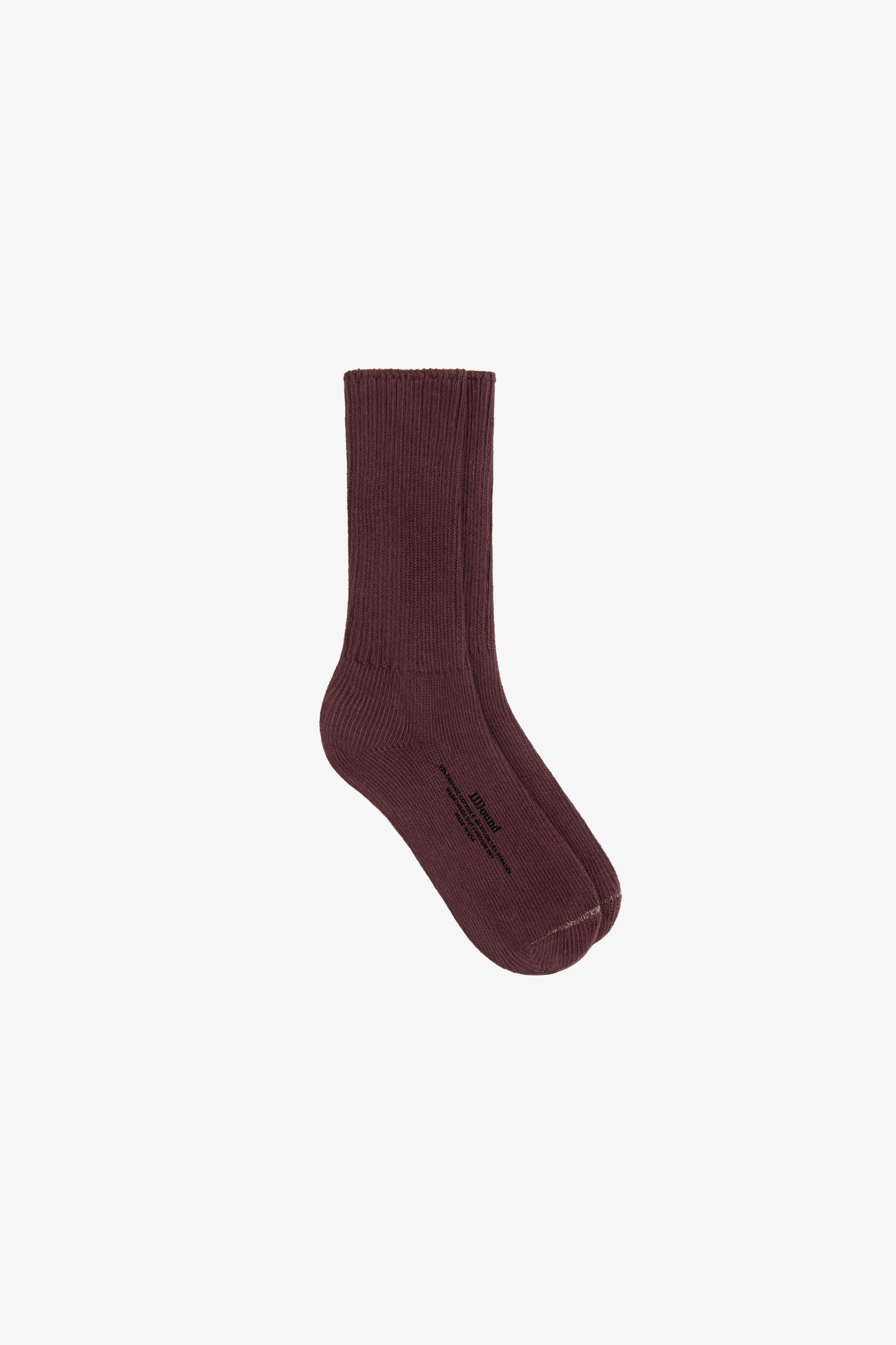 Organic Socks - Burgundy