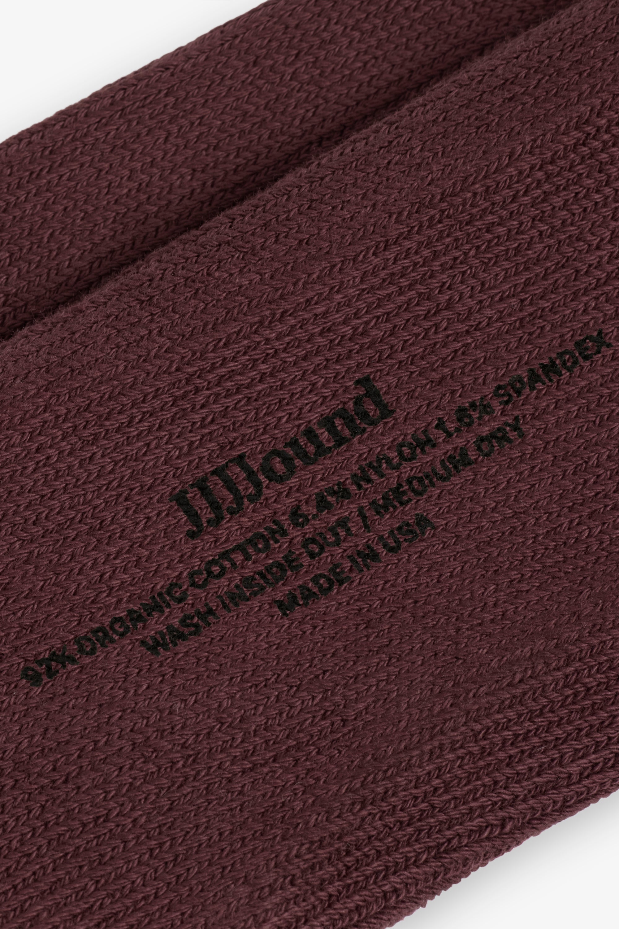 Organic Socks - Burgundy