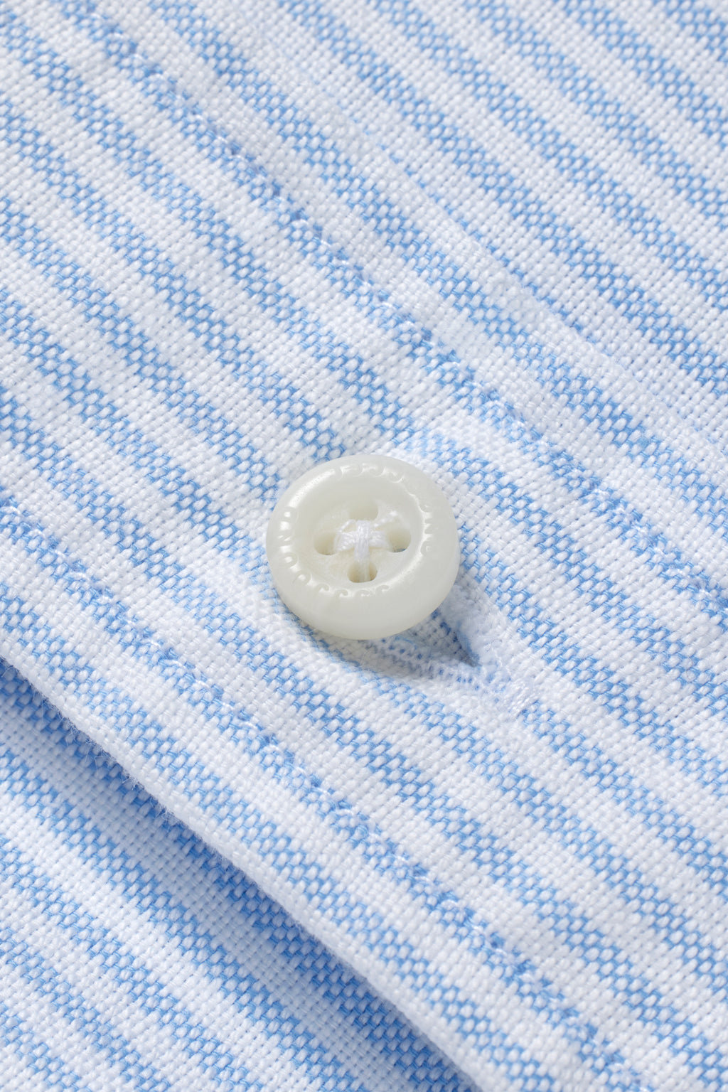 Lightweight Oxford - White/Blue Stripes