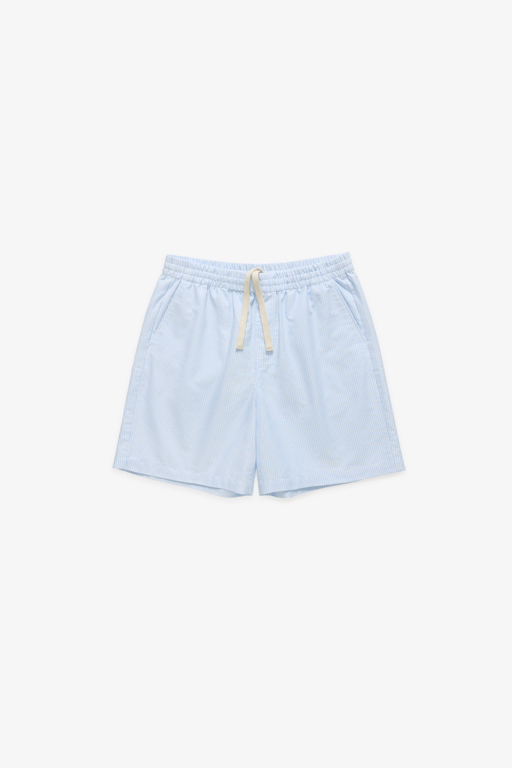 Weekend Oxford Short - White/Blue Stripes