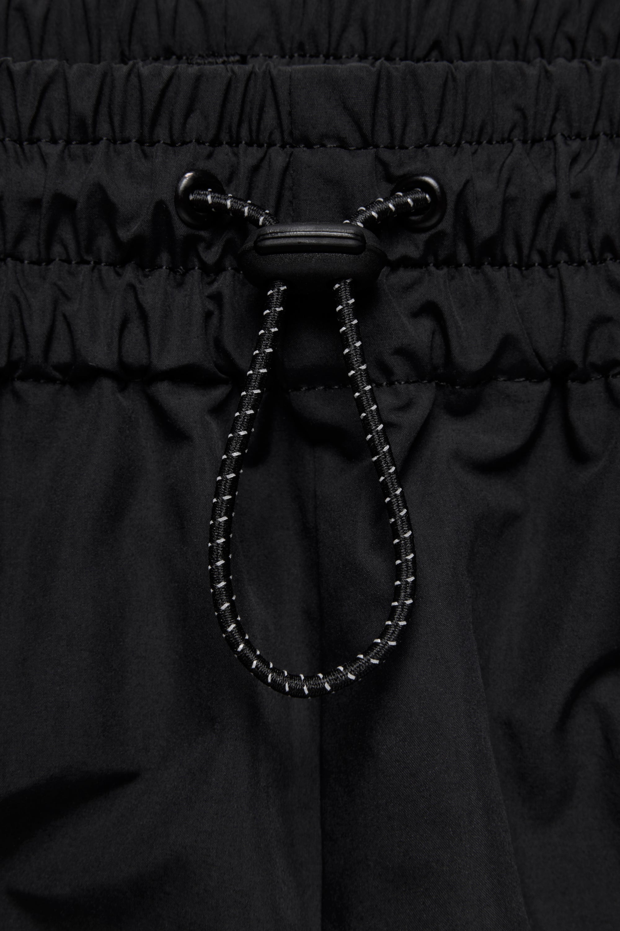 Panelled Tracksuit Bottom - Black/Silver Reflective