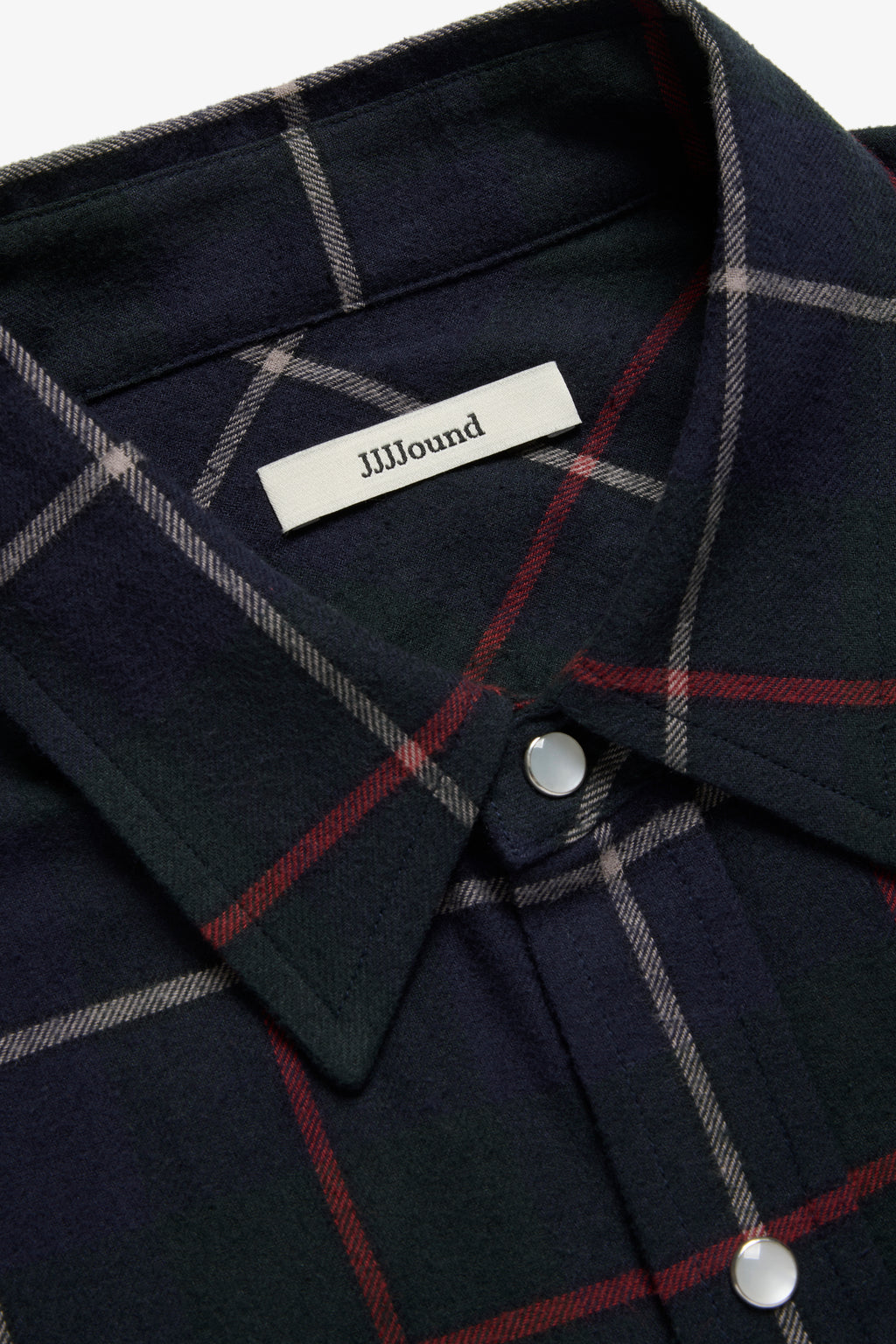 Plaid Flannel Shirt - Navy/Forest Green