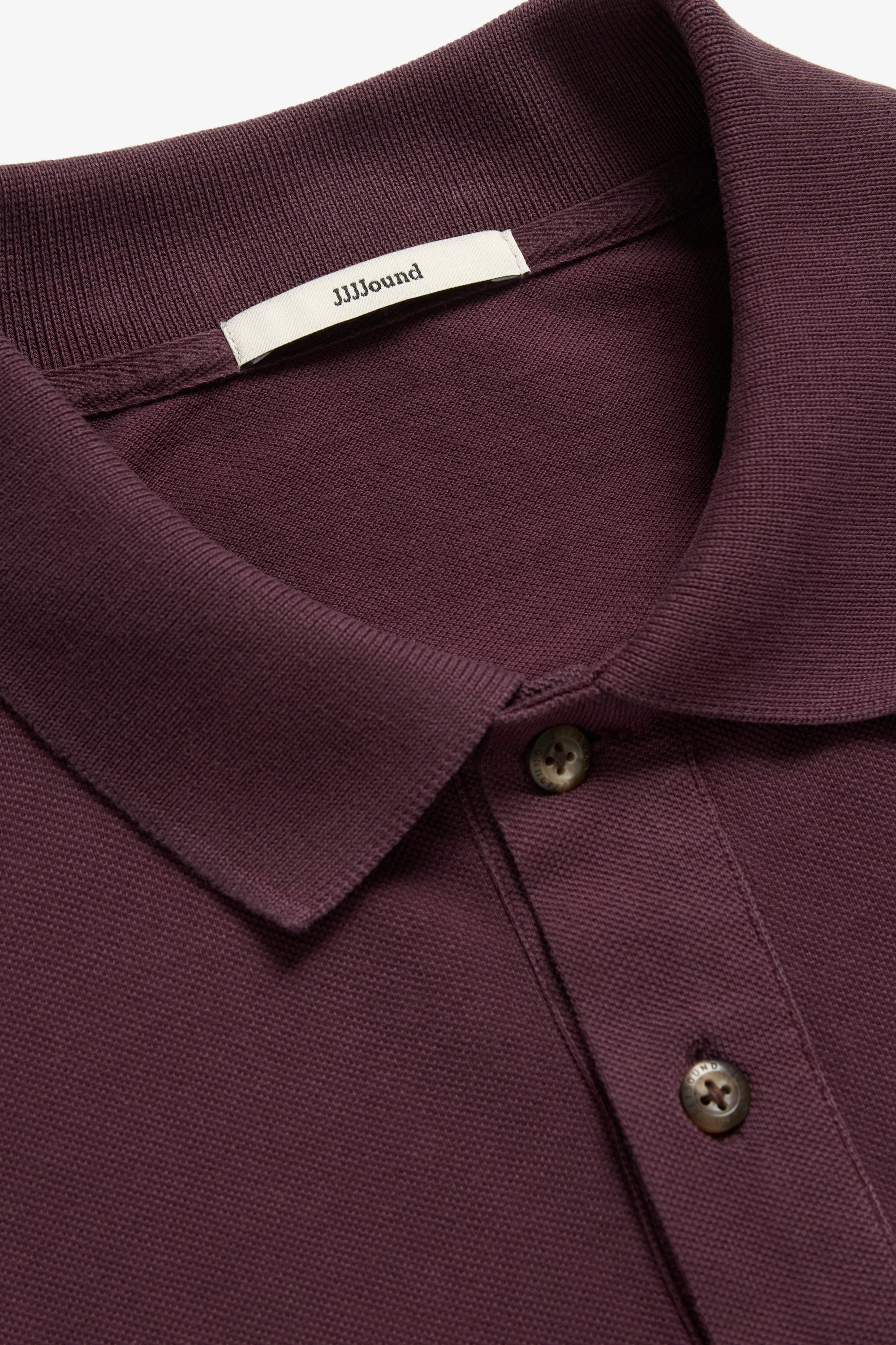 Longsleeve Polo Shirt - Burgundy
