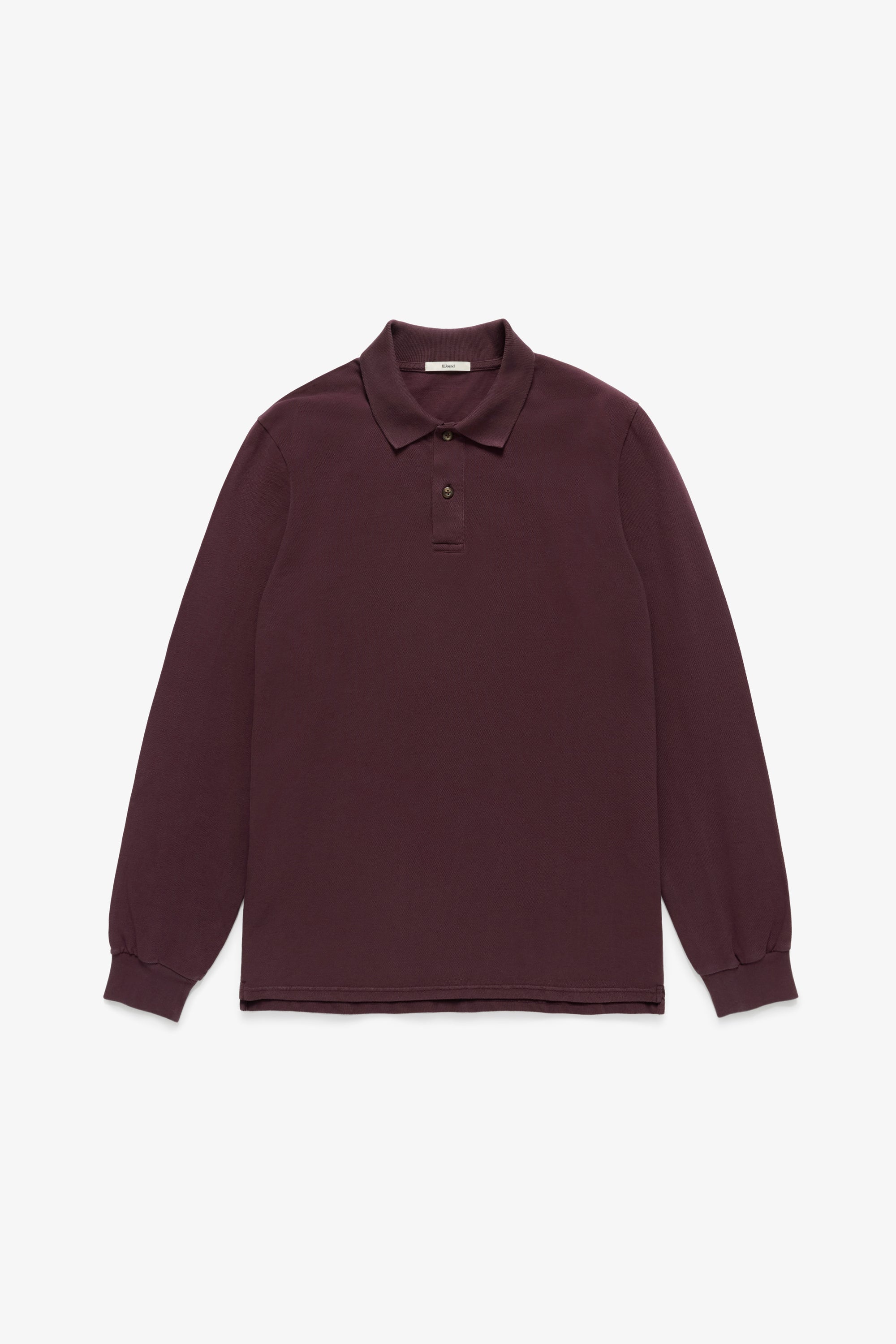Longsleeve Polo Shirt - Burgundy