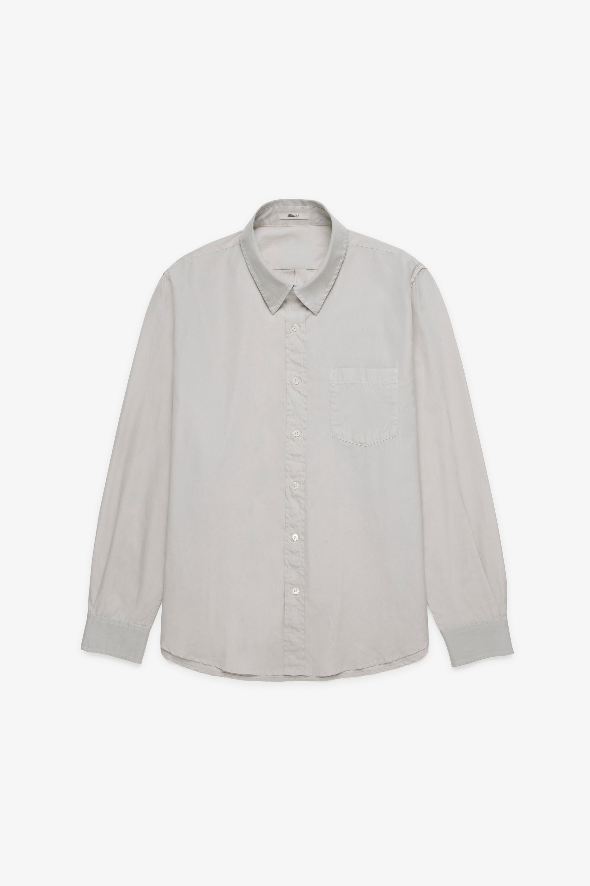 Poplin Shirt - Light Grey