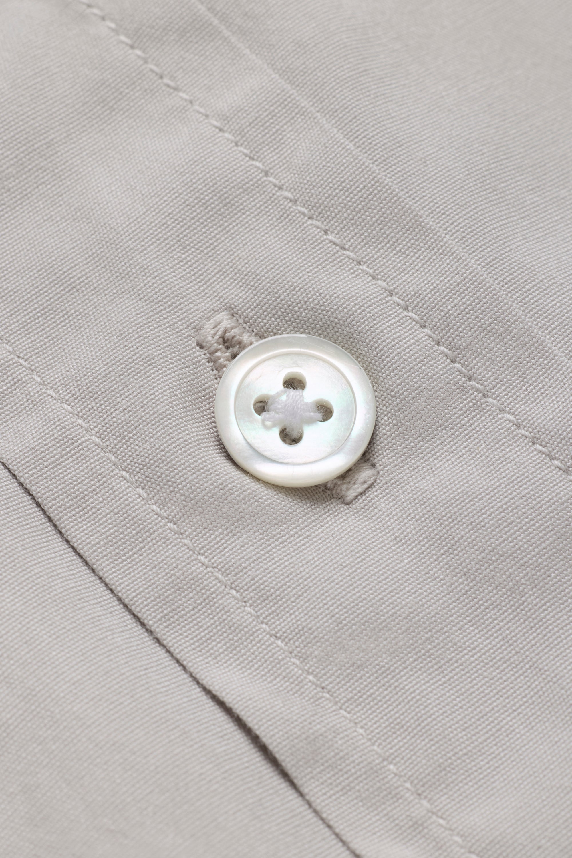 Poplin Shirt - Light Grey