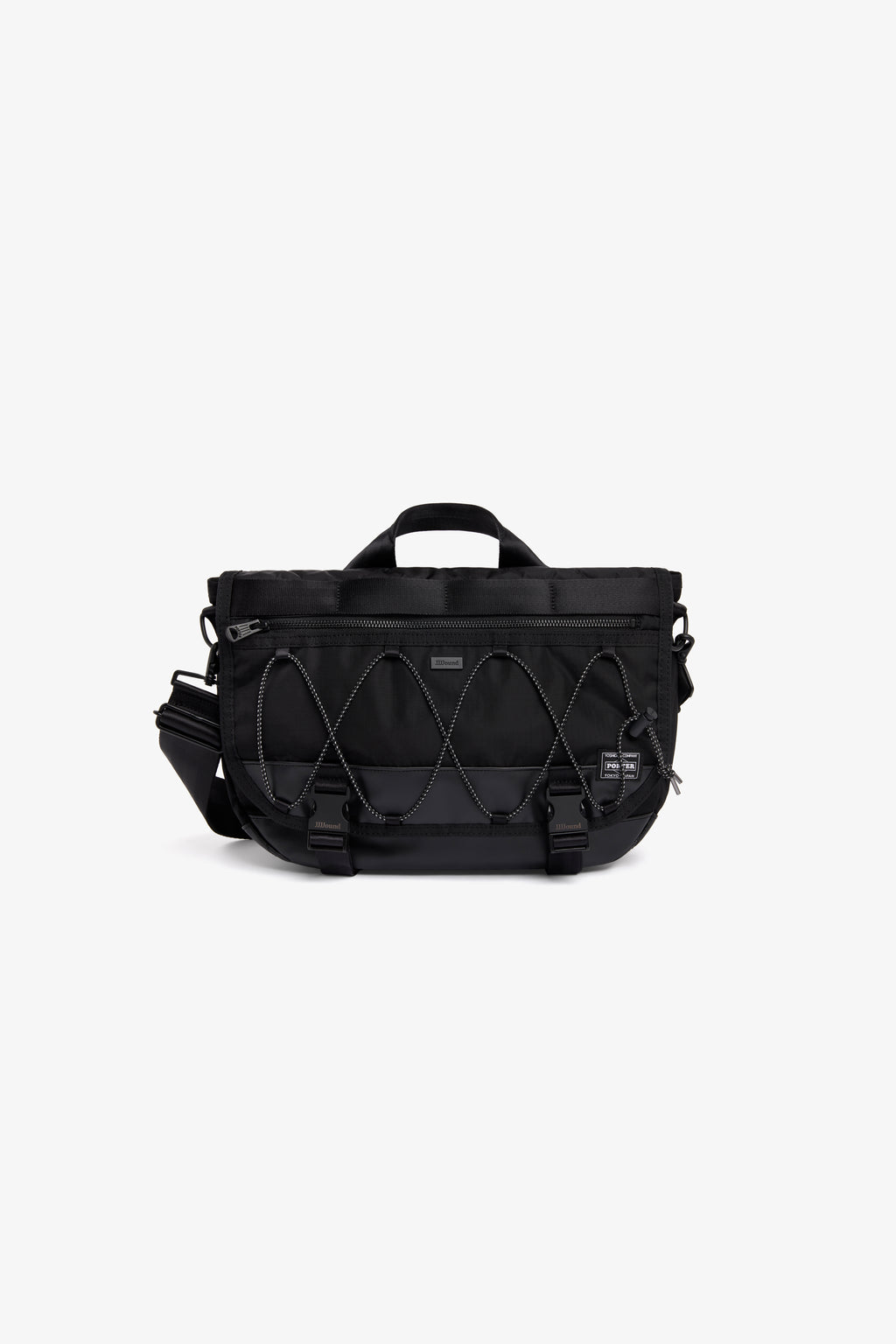 JJJJound Porter Nylon Messenger Bag - Black