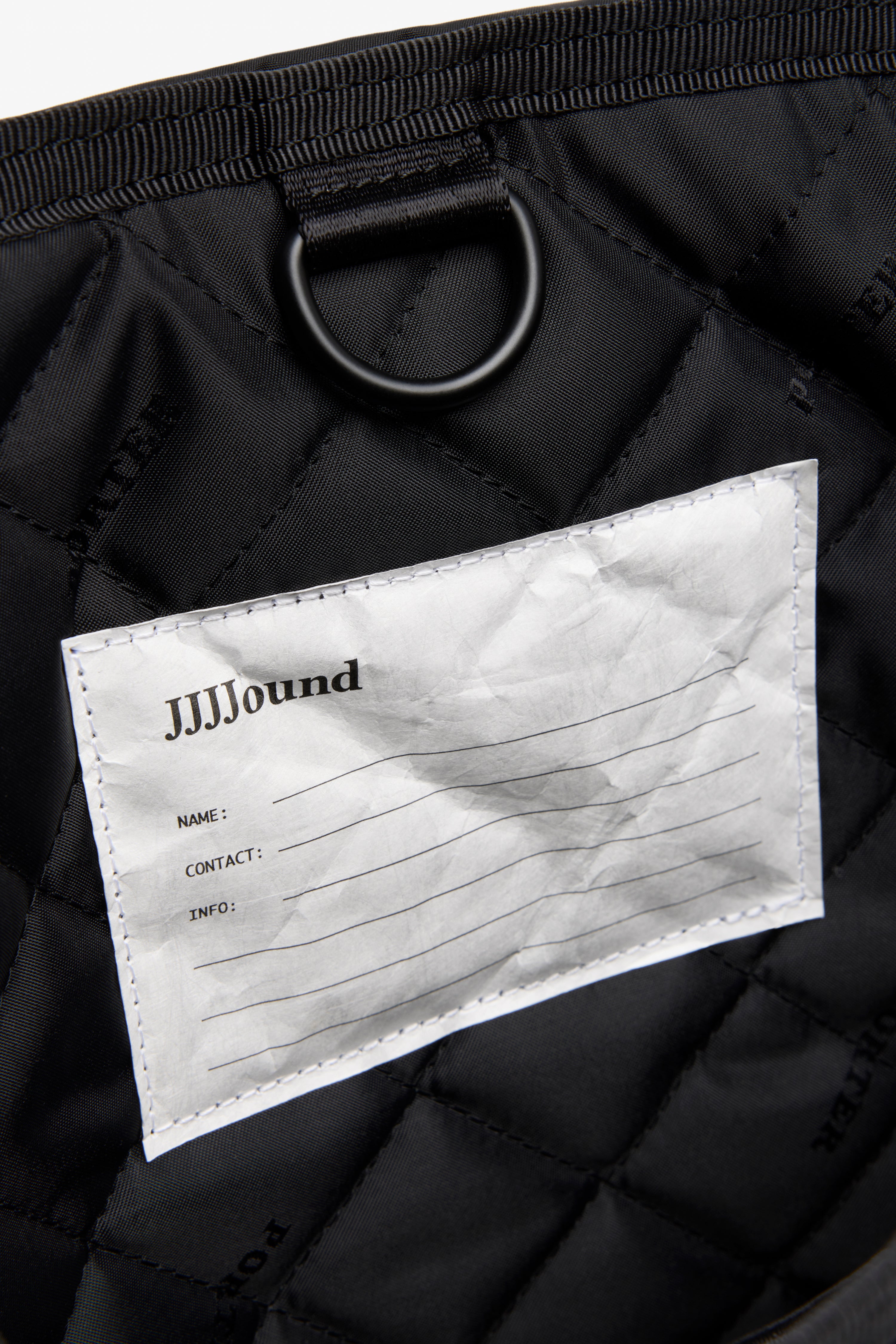 JJJJound Porter Nylon Messenger Bag - Black