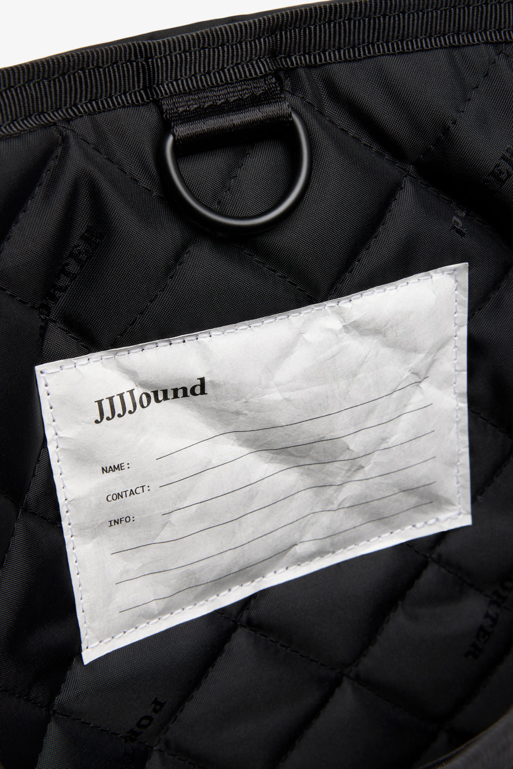 JJJJound Porter Nylon Messenger Bag - Black