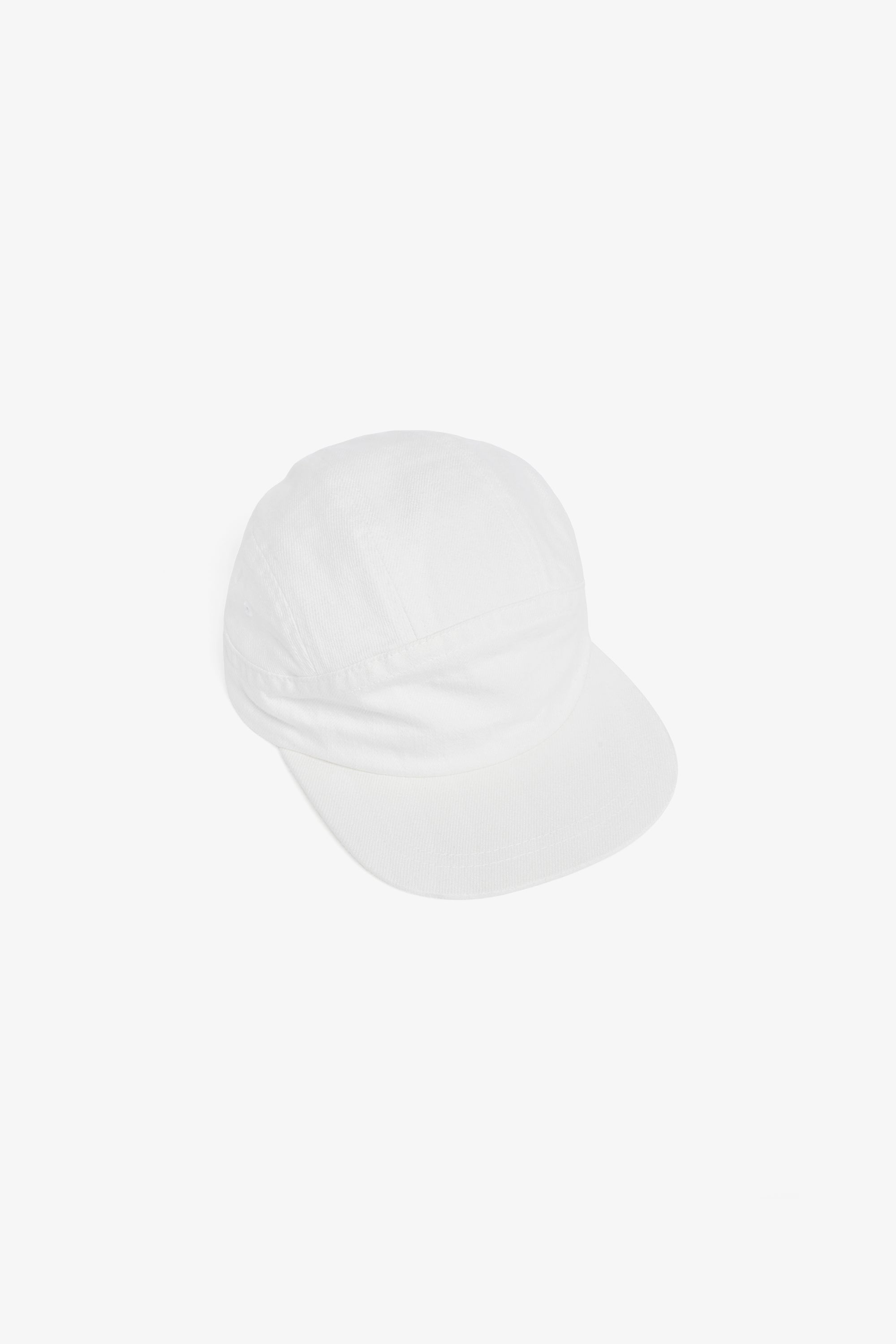 Selvedge Denim Victory Cap - White