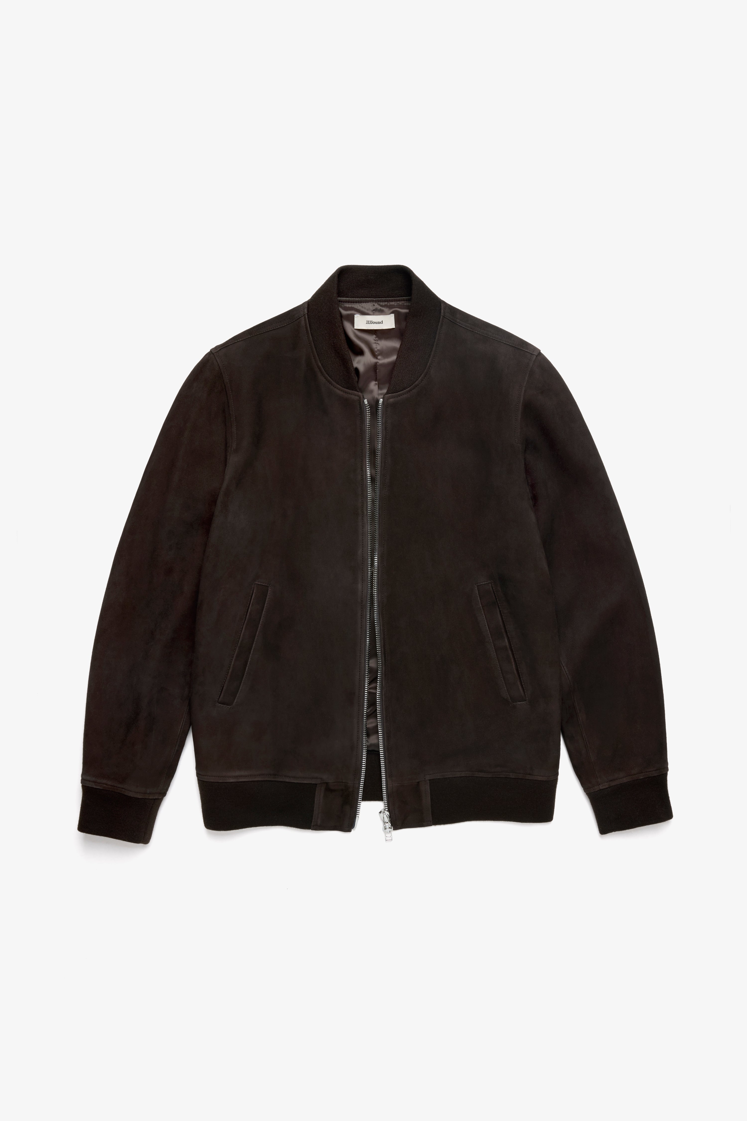 Suede Baseball Jacket - Brown – JJJJound