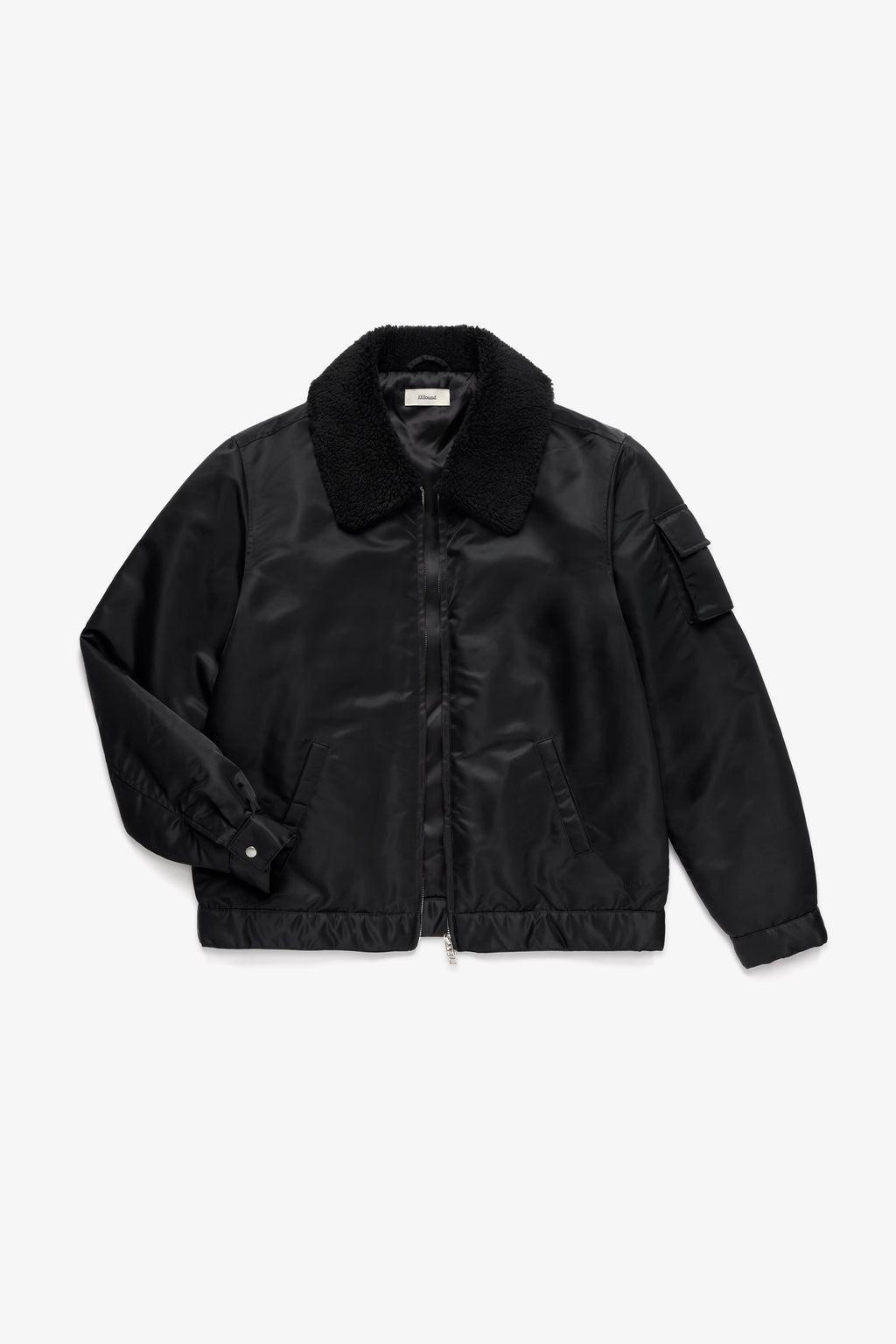 Padded Trucker Jacket - Black