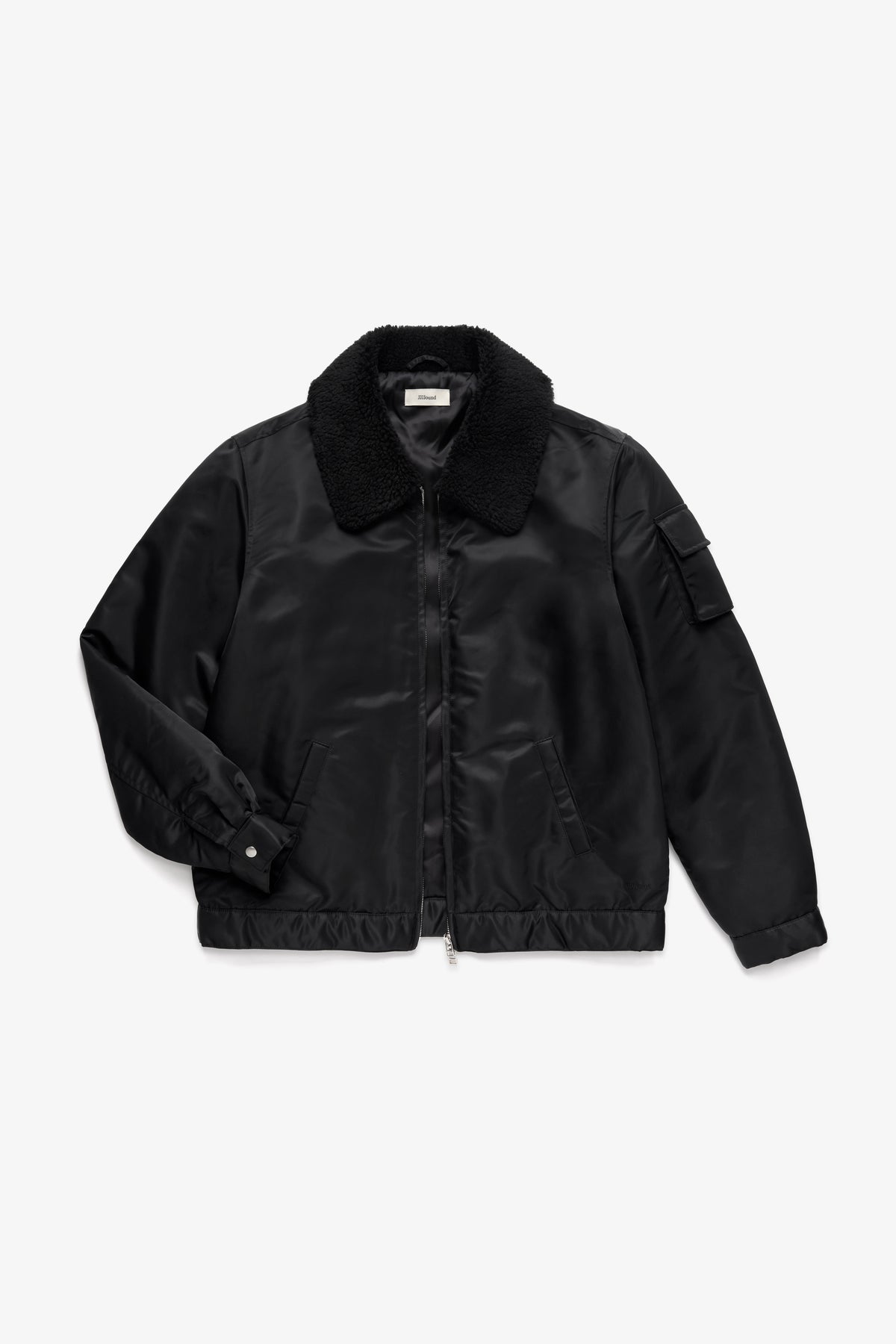 Padded Trucker Jacket - Black