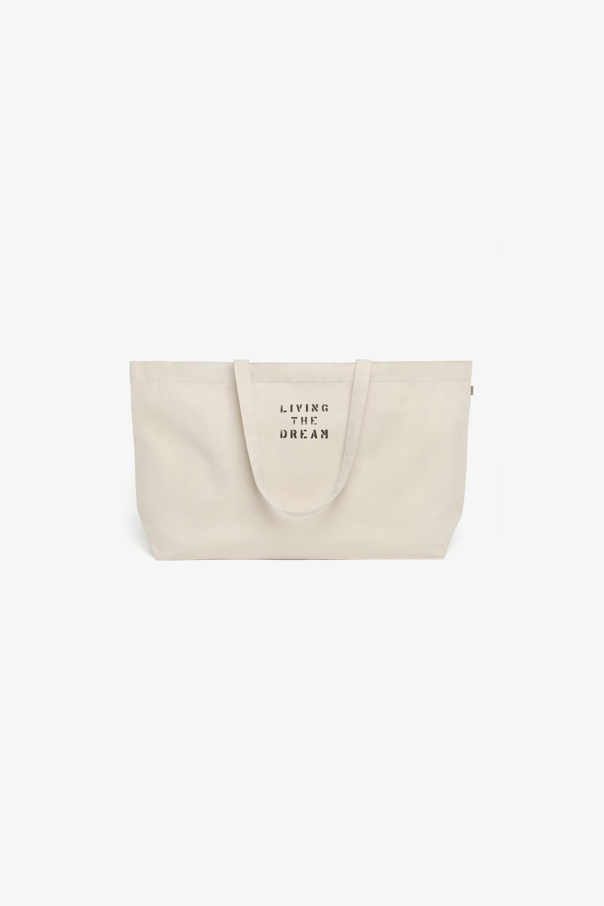 JRS Stenciled Tote XL - Natural