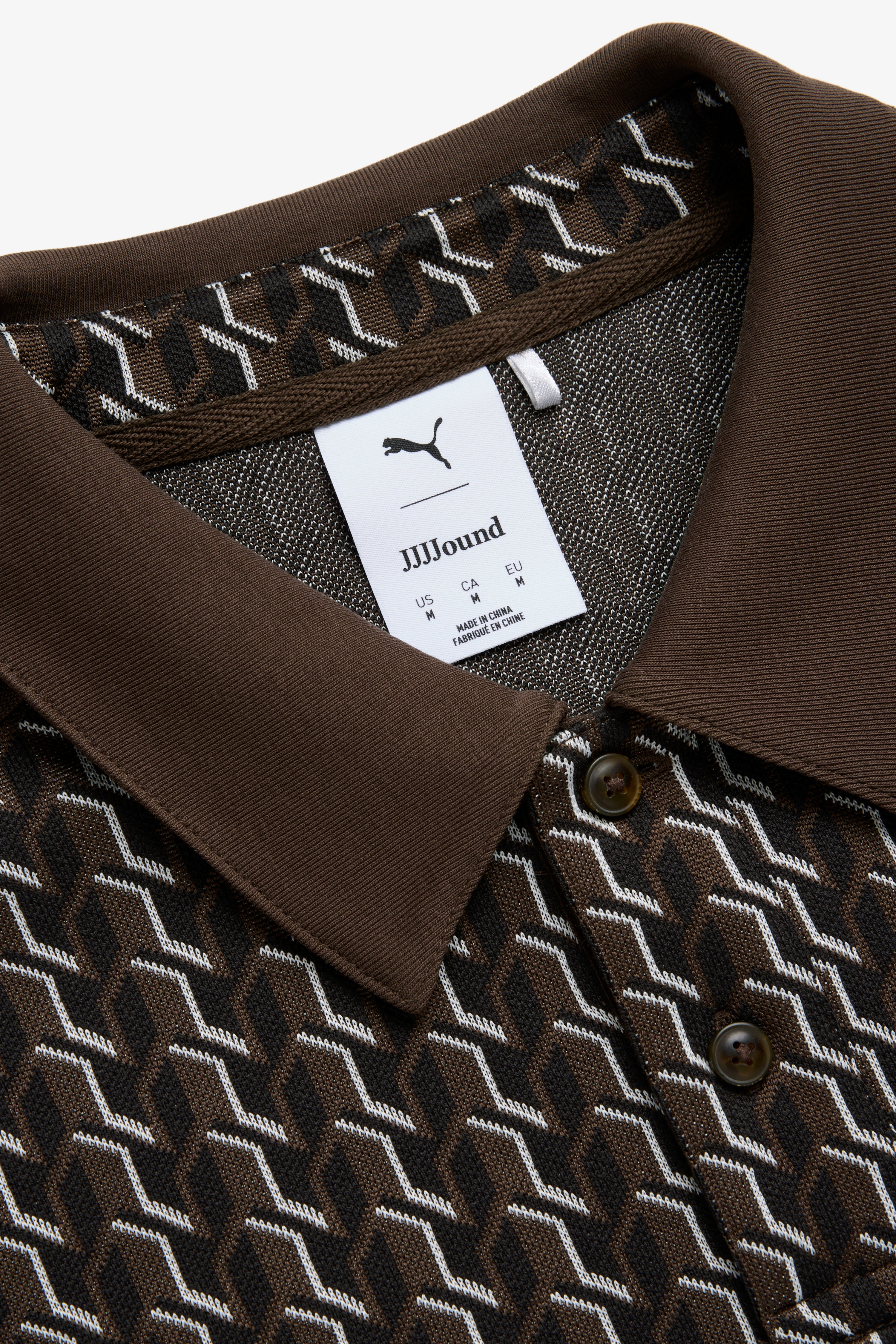 JJJJound x Puma Longsleeve Polo - Brown